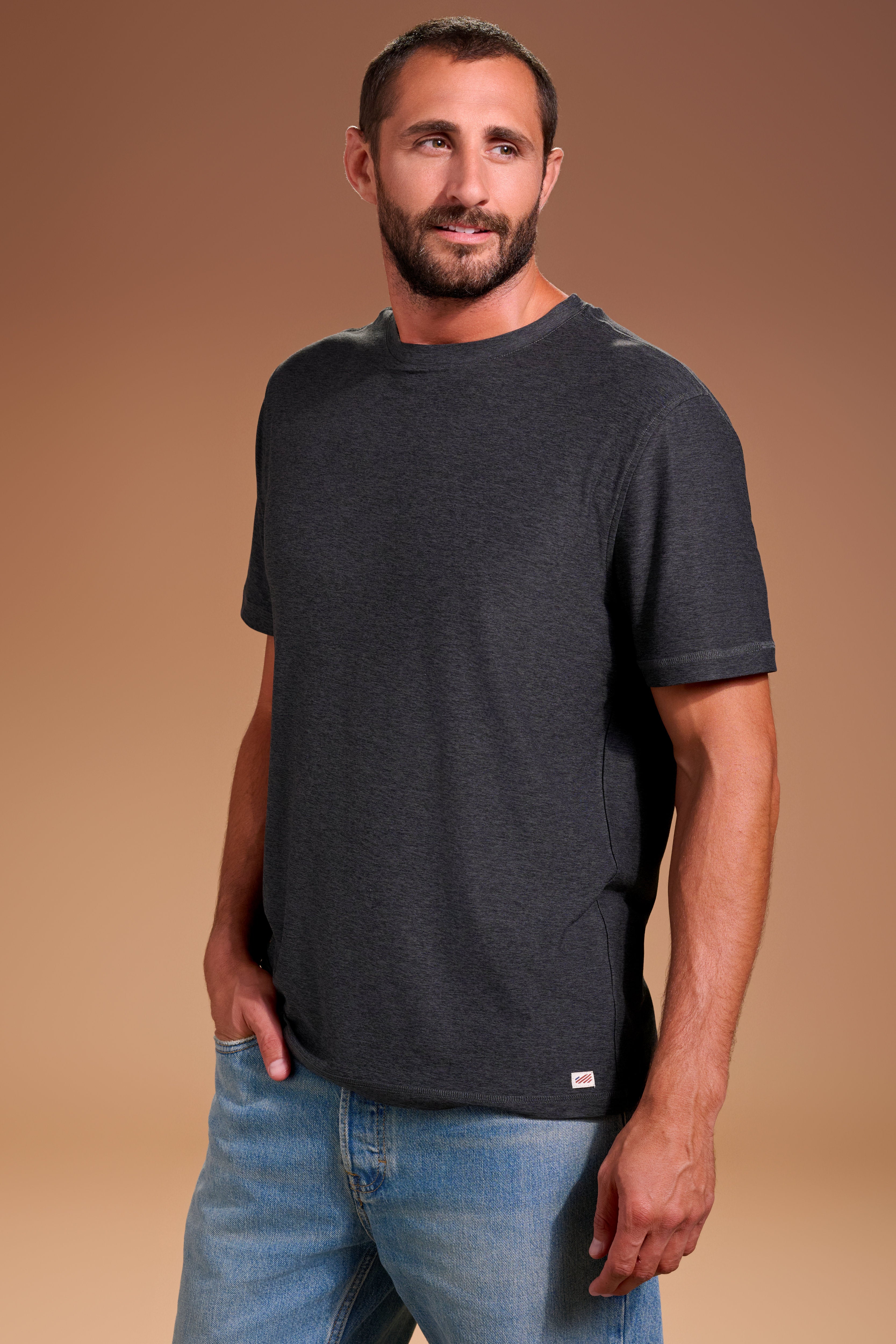 Darn Nice T-Shirt Mens #color_charcoal