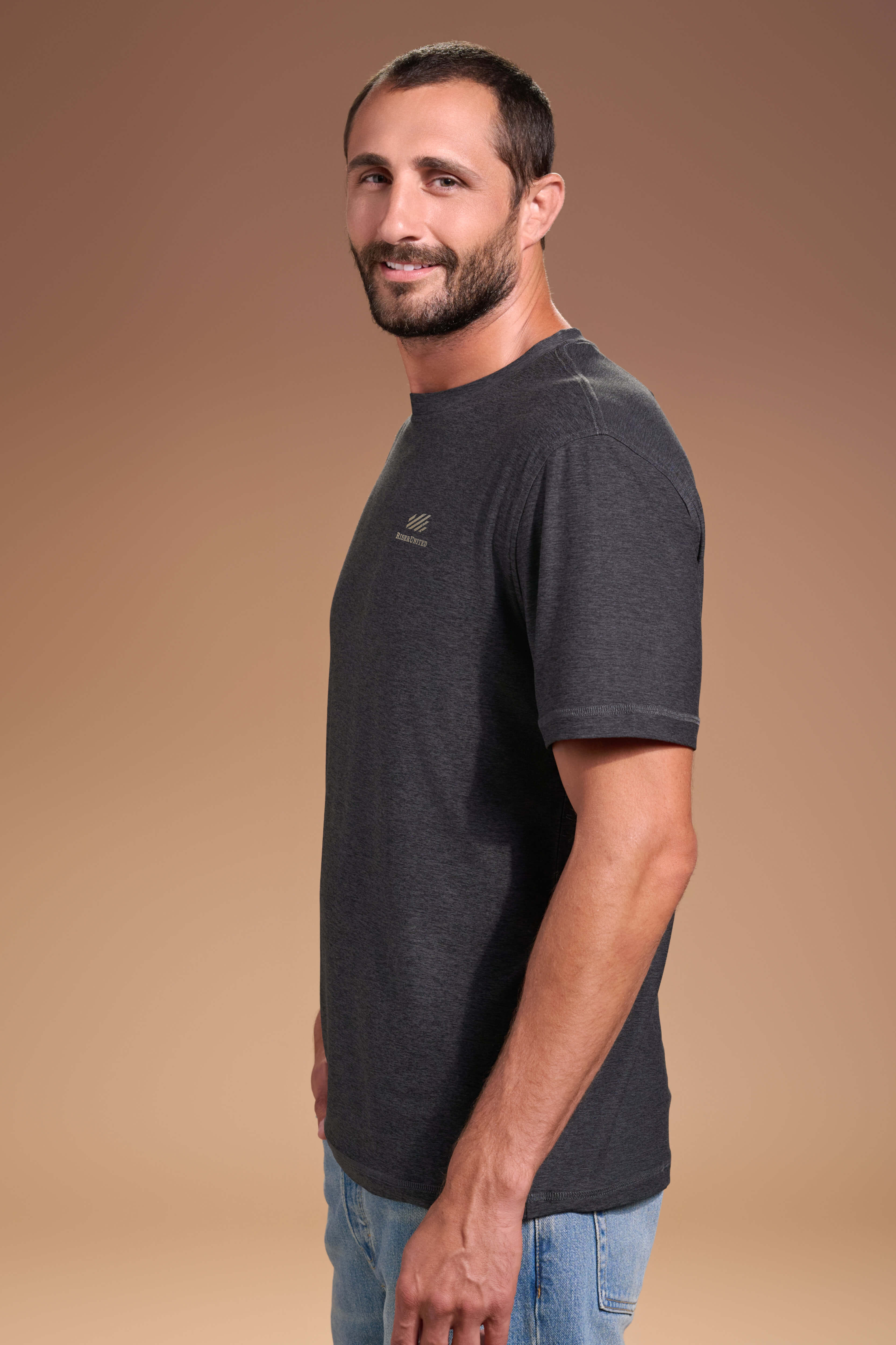 DARN-NICE-Tee-Mens-Charcoal-Signature #color_charcoal