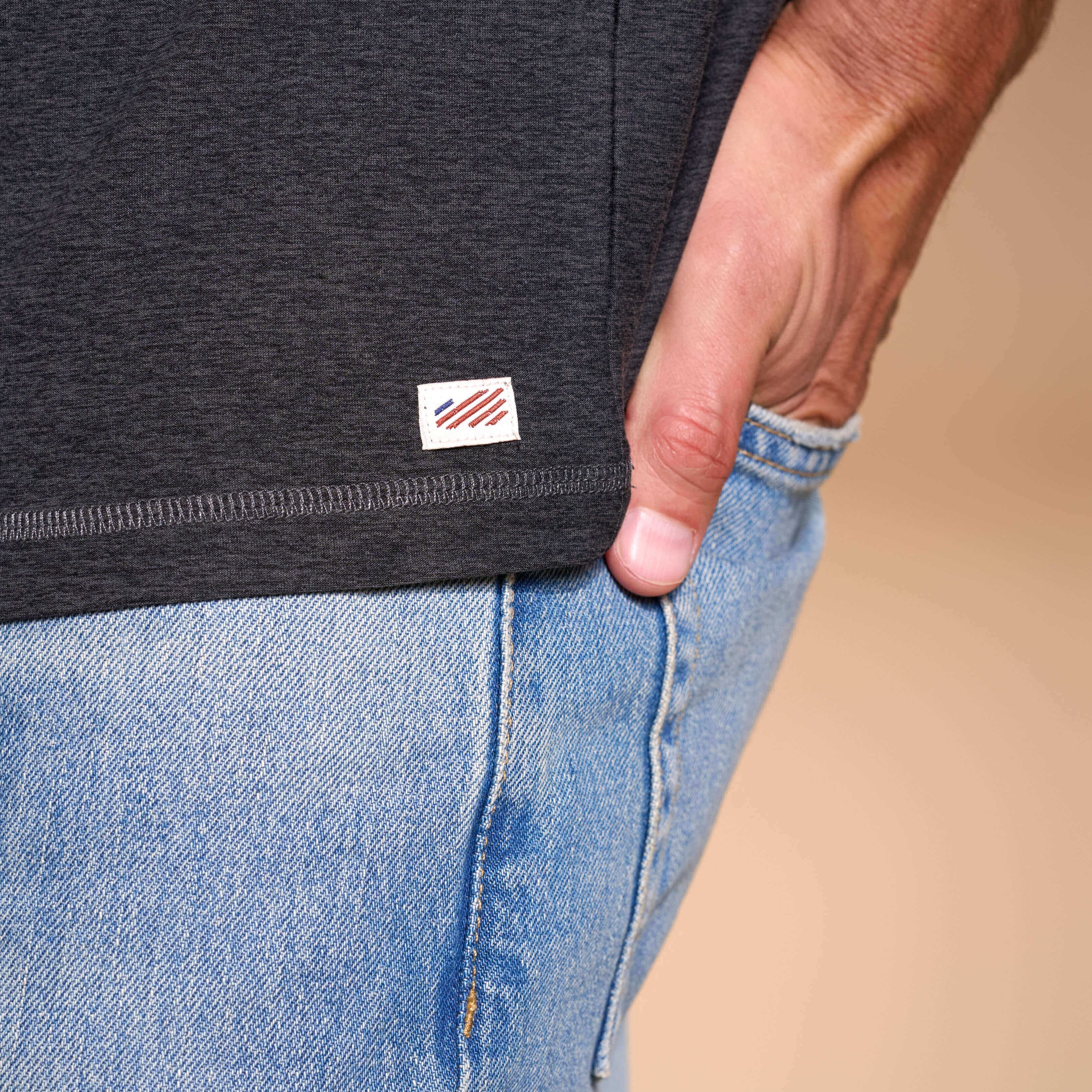 DARN-NICE-Tee-Mens-Charcoal-Signature #color_charcoal