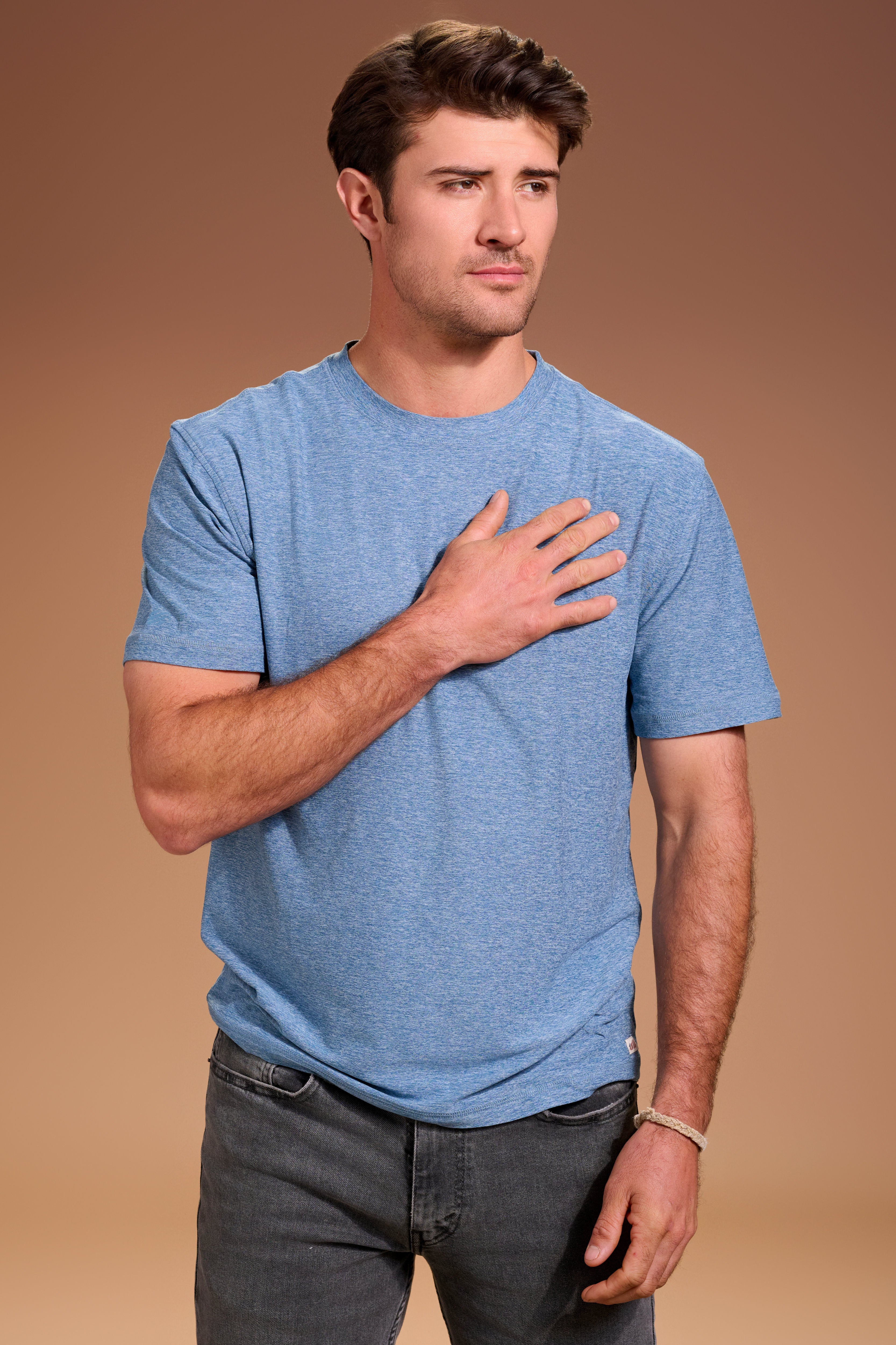 Darn Nice T-Shirt Mens #color_heather blue