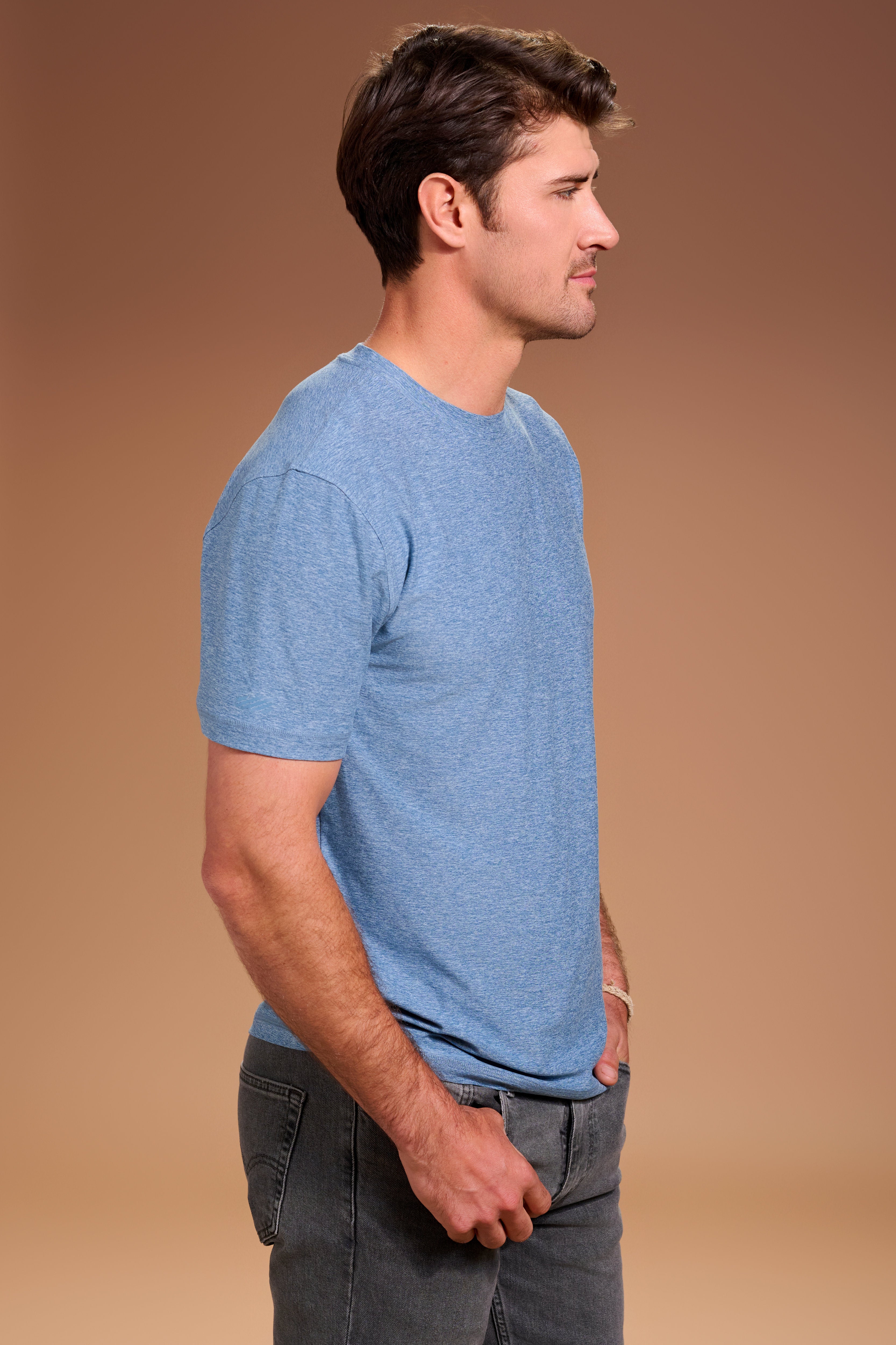 Darn Nice T-Shirt Mens #color_heather blue