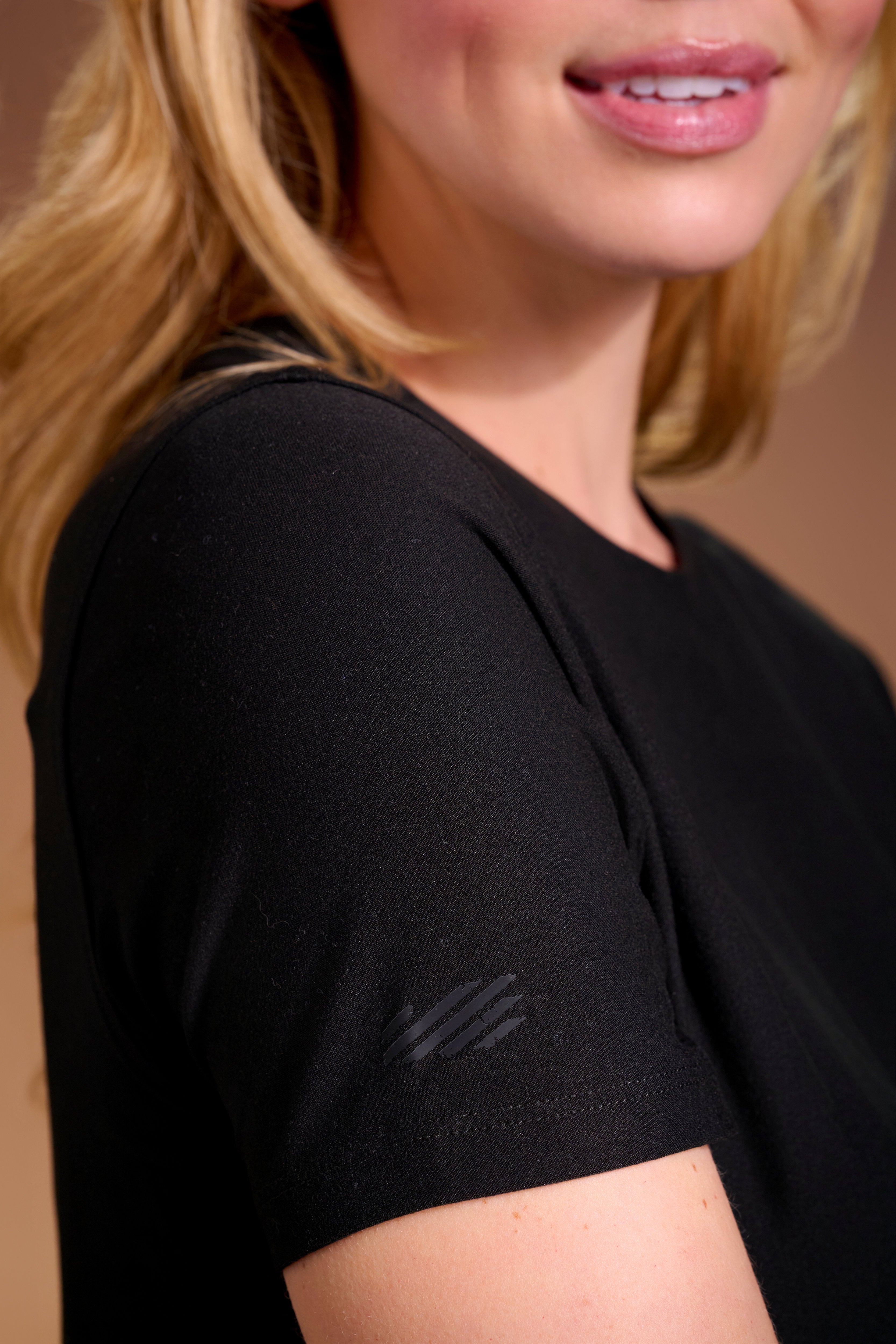 Darn Nice T-Shirt Womens #color_black