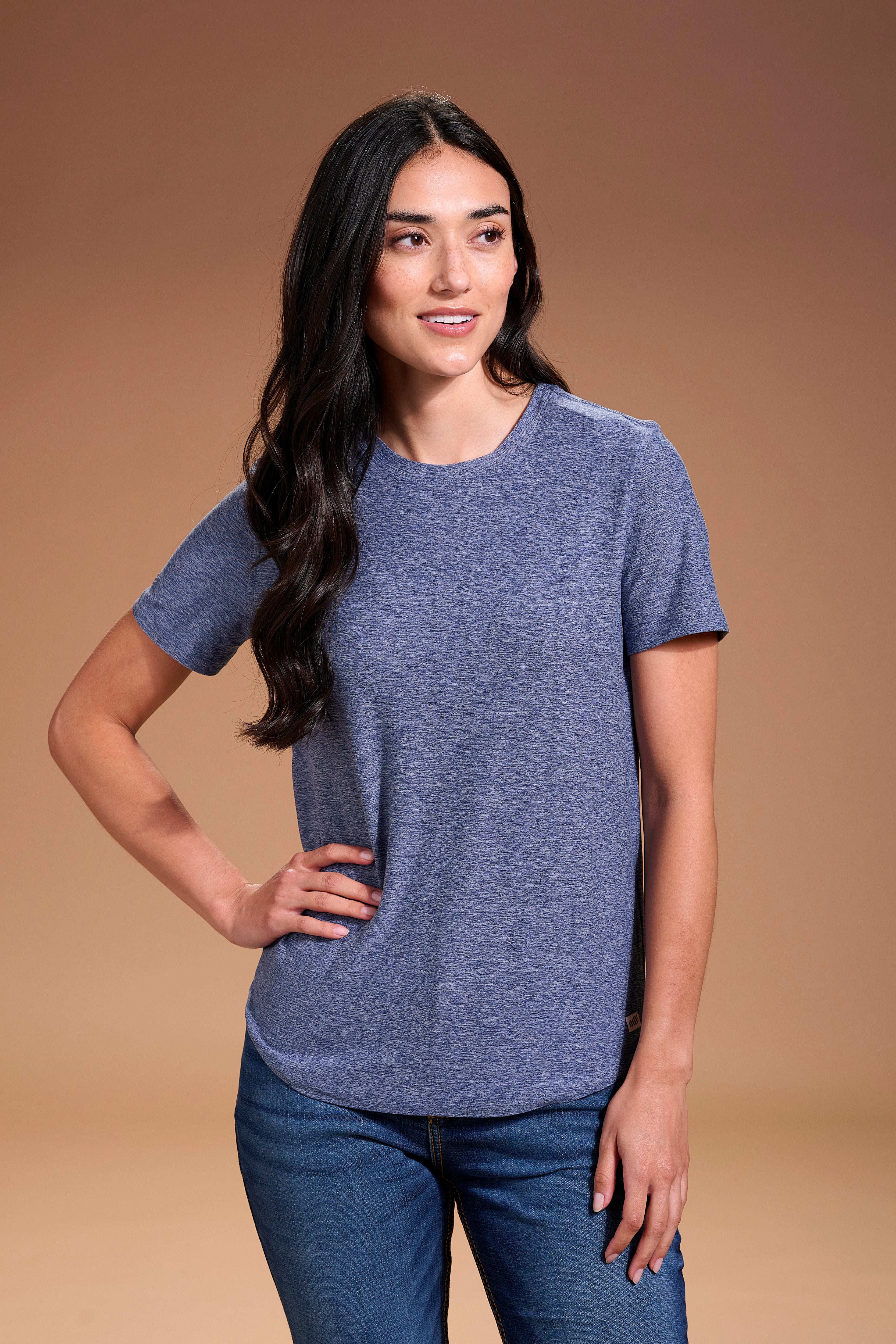 Darn Nice T-Shirt Womens #color_vintage navy