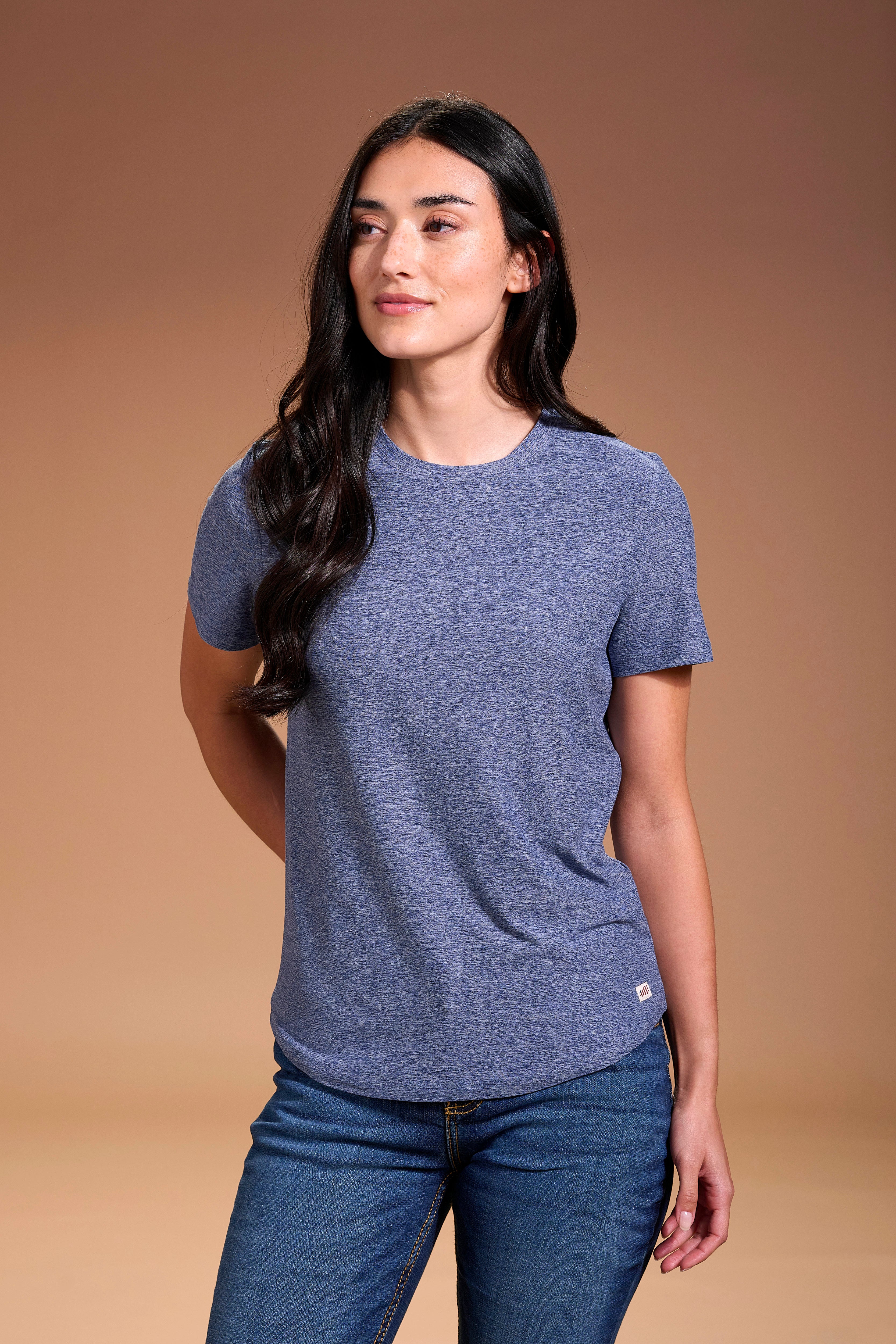 Darn Nice T-Shirt Womens #color_vintage navy