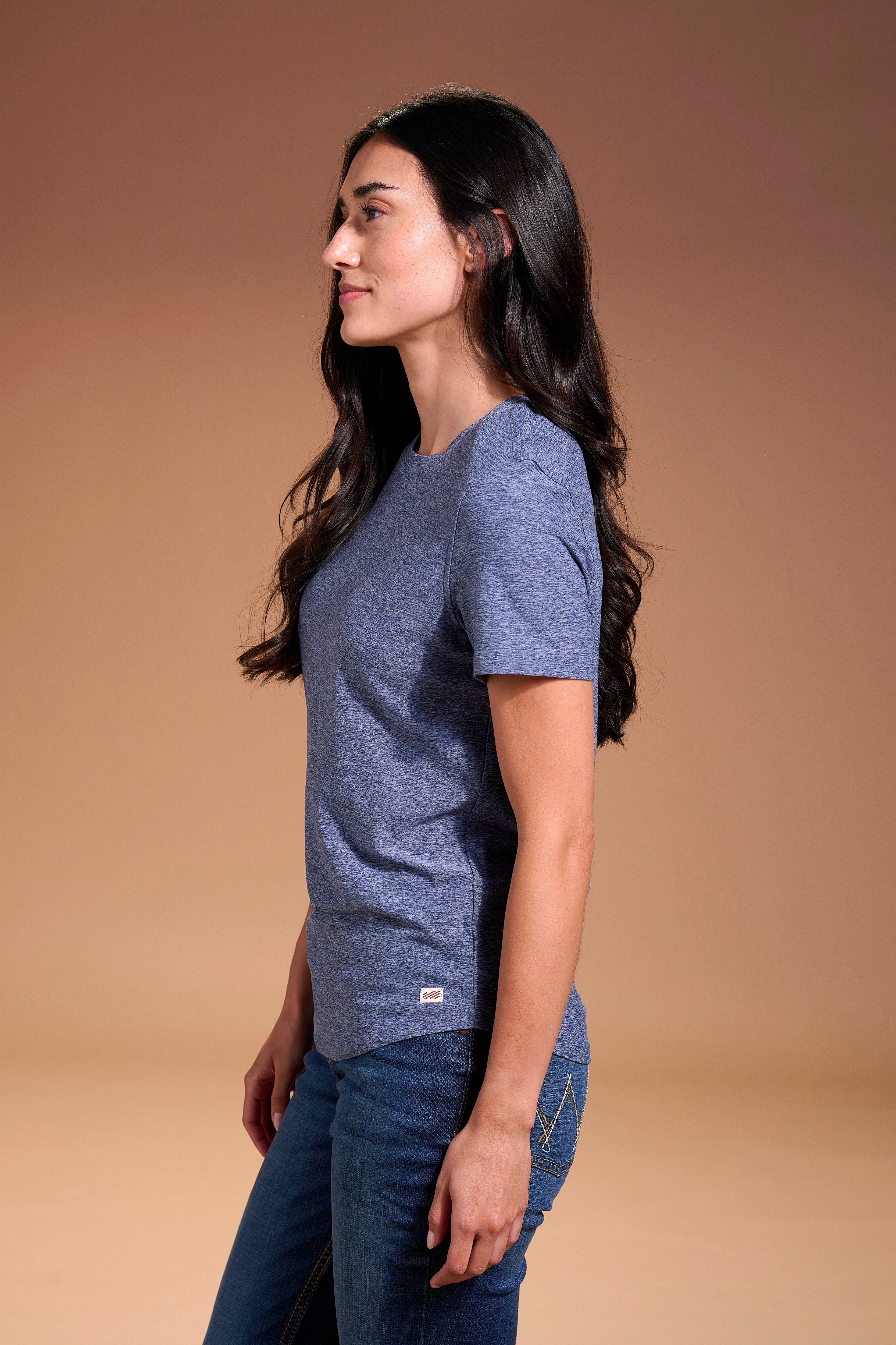 Darn Nice T-Shirt Womens #color_vintage navy