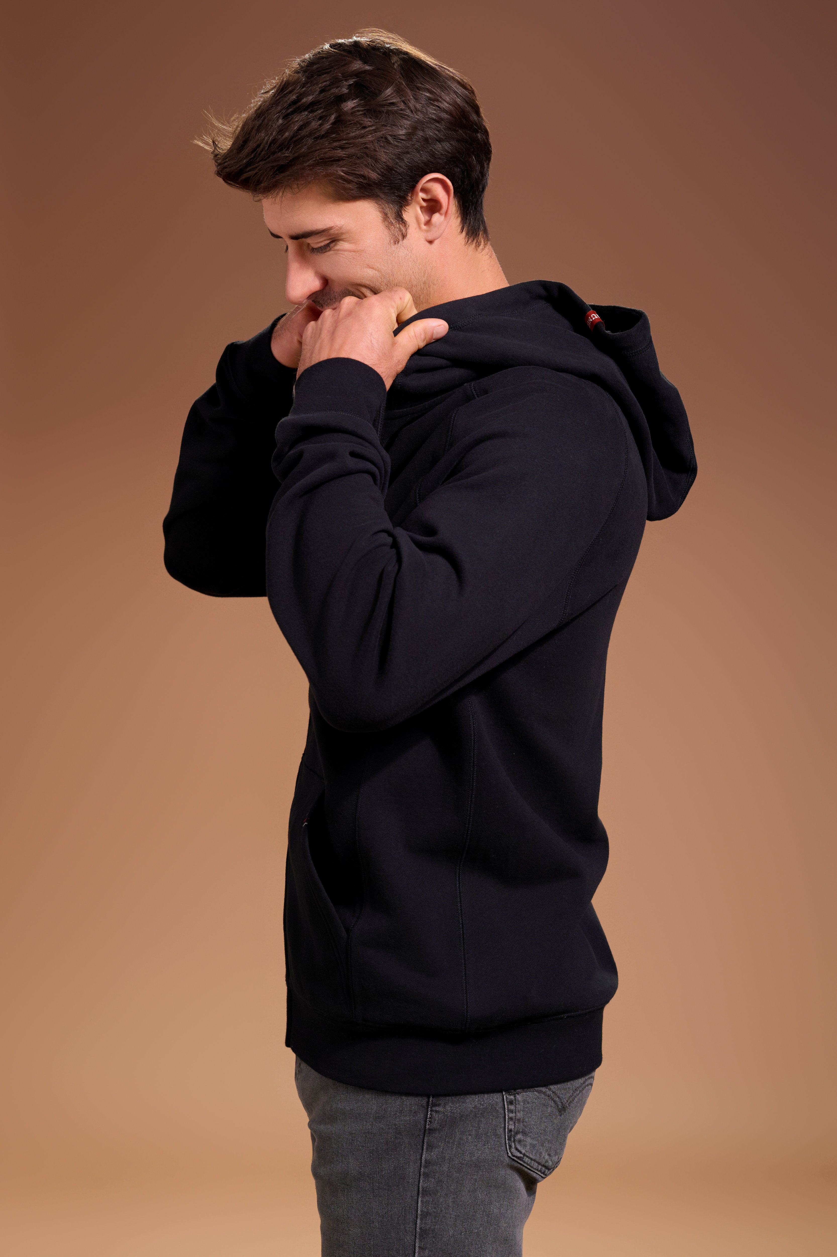 Flagship Full Zip Hoodie Mens #color_black