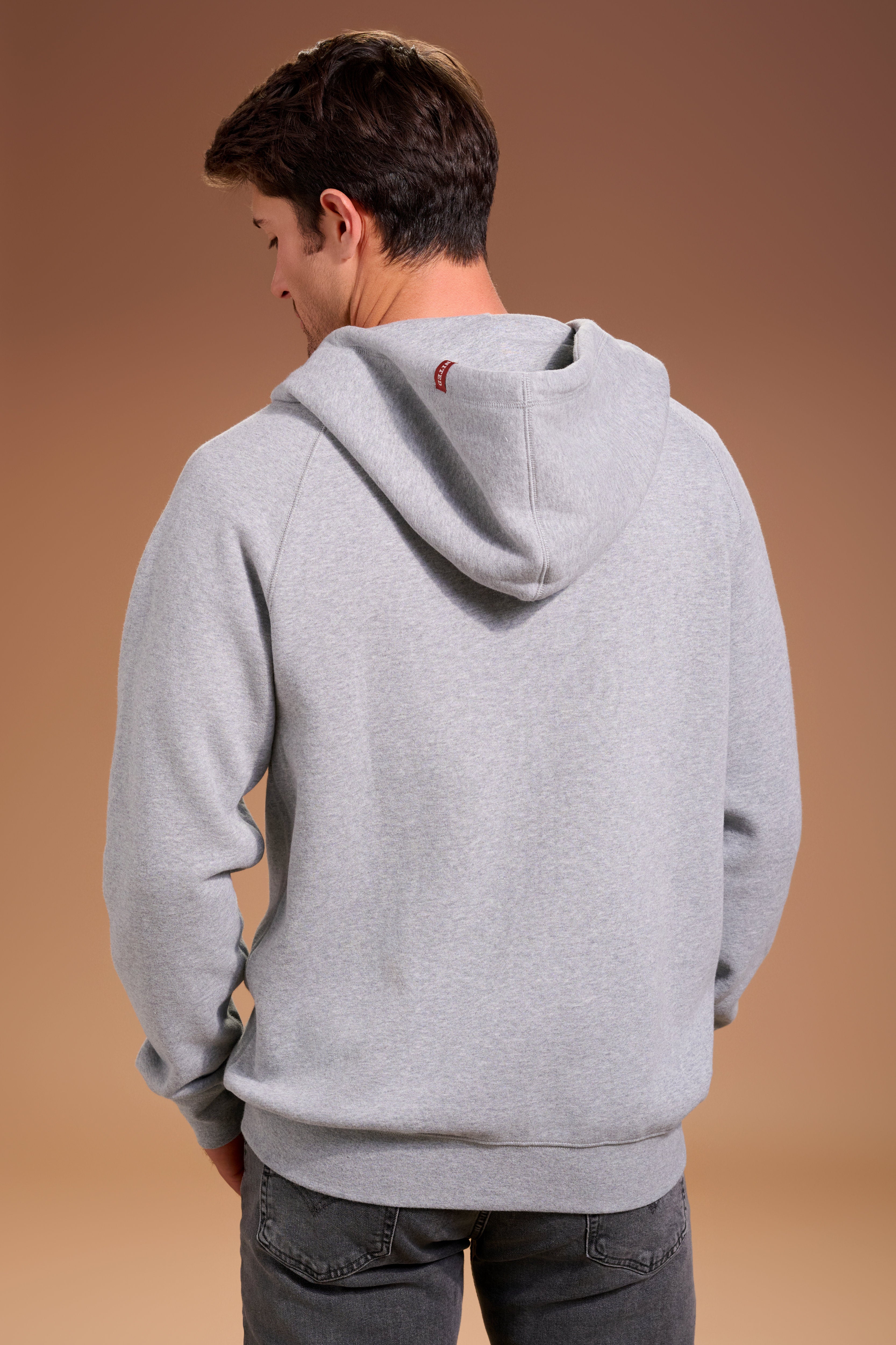 Flagship Full Zip Hoodie Mens #color_light grey