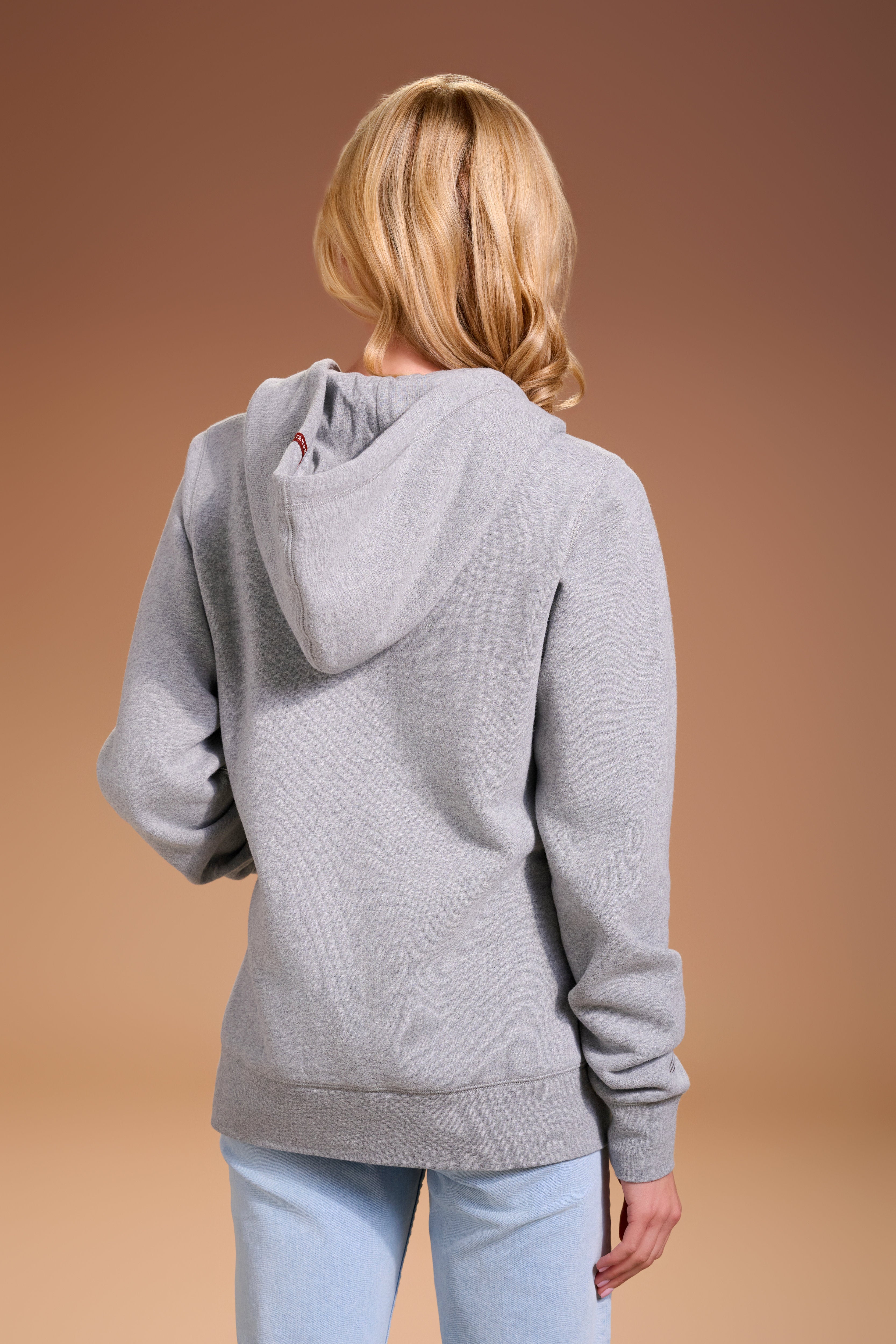 Flagship Full Zip Hoodie Womens #color_light grey
