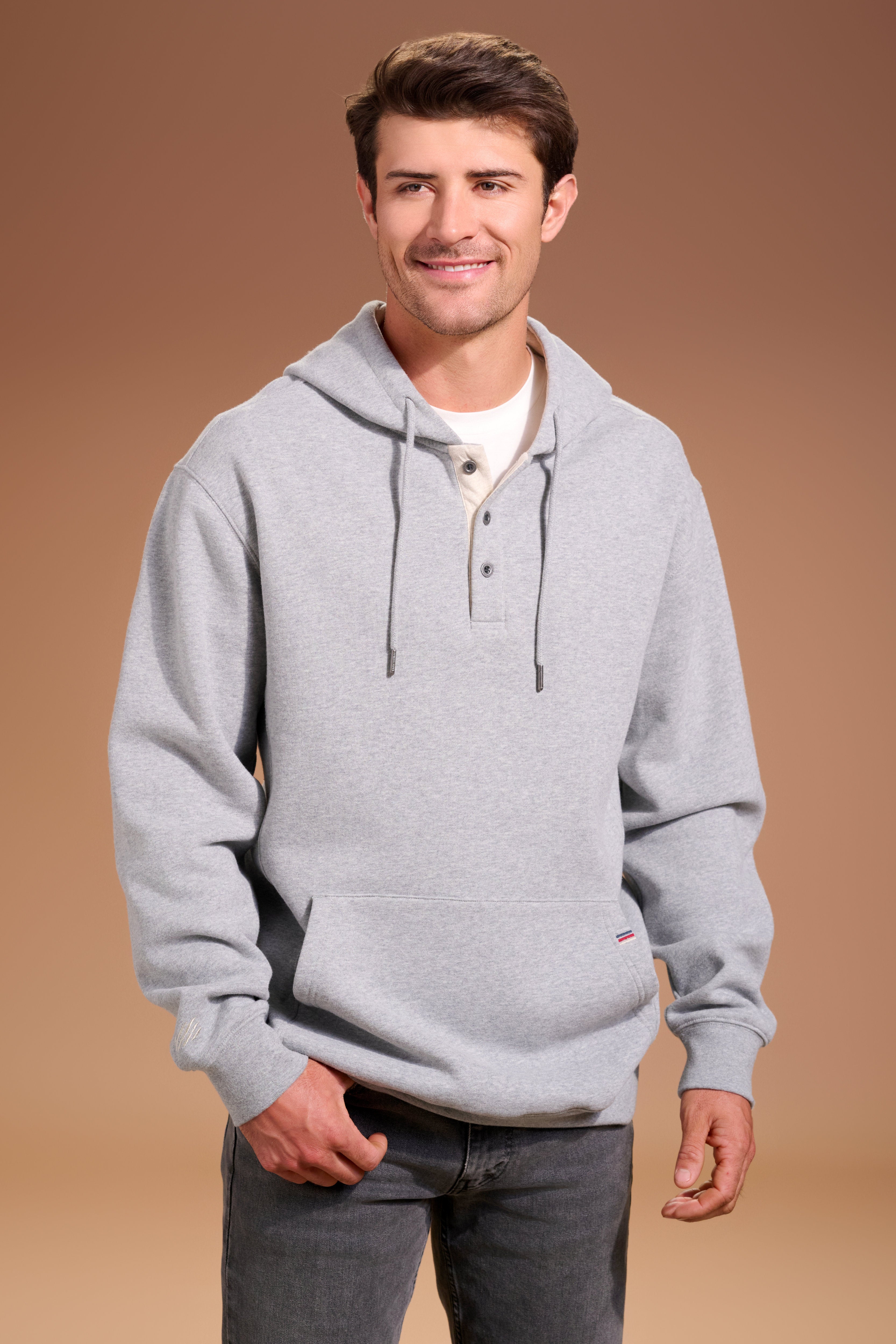 FLAGSHIP-Henley-Hoodie-Mens-Light-Grey #color_light grey