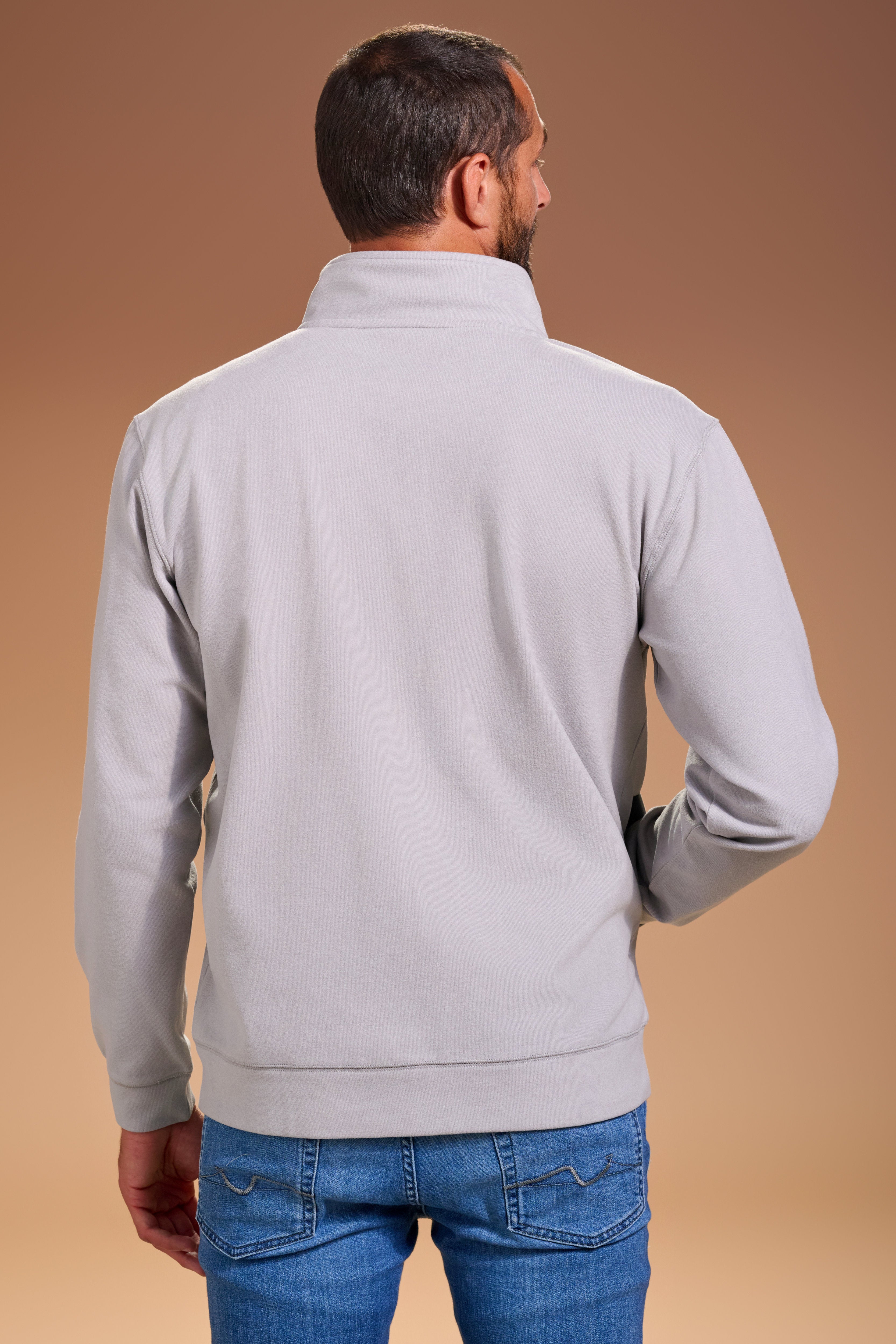 Raider Full Zip Mens #color_light grey