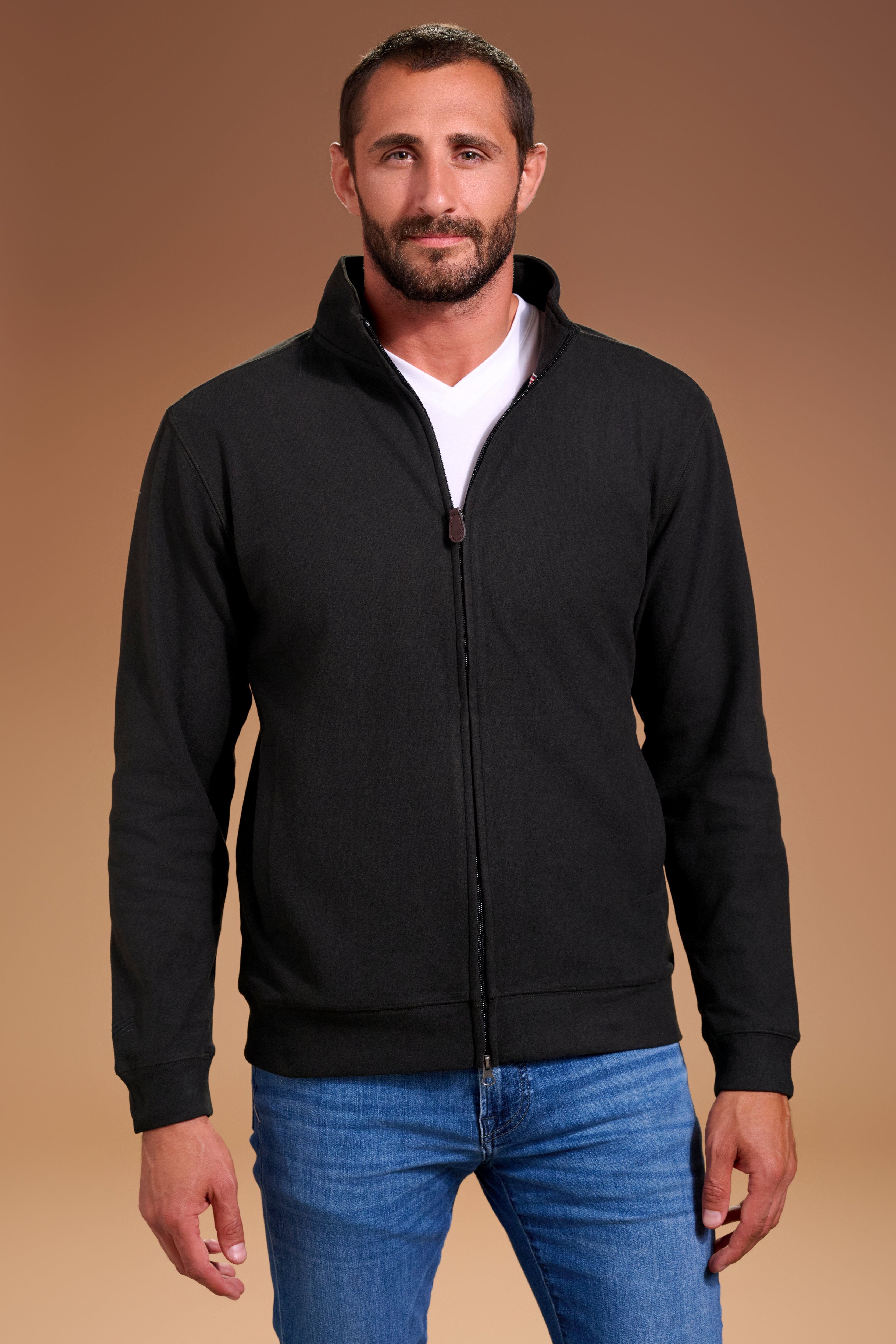 Raider Full Zip Mens #color_black