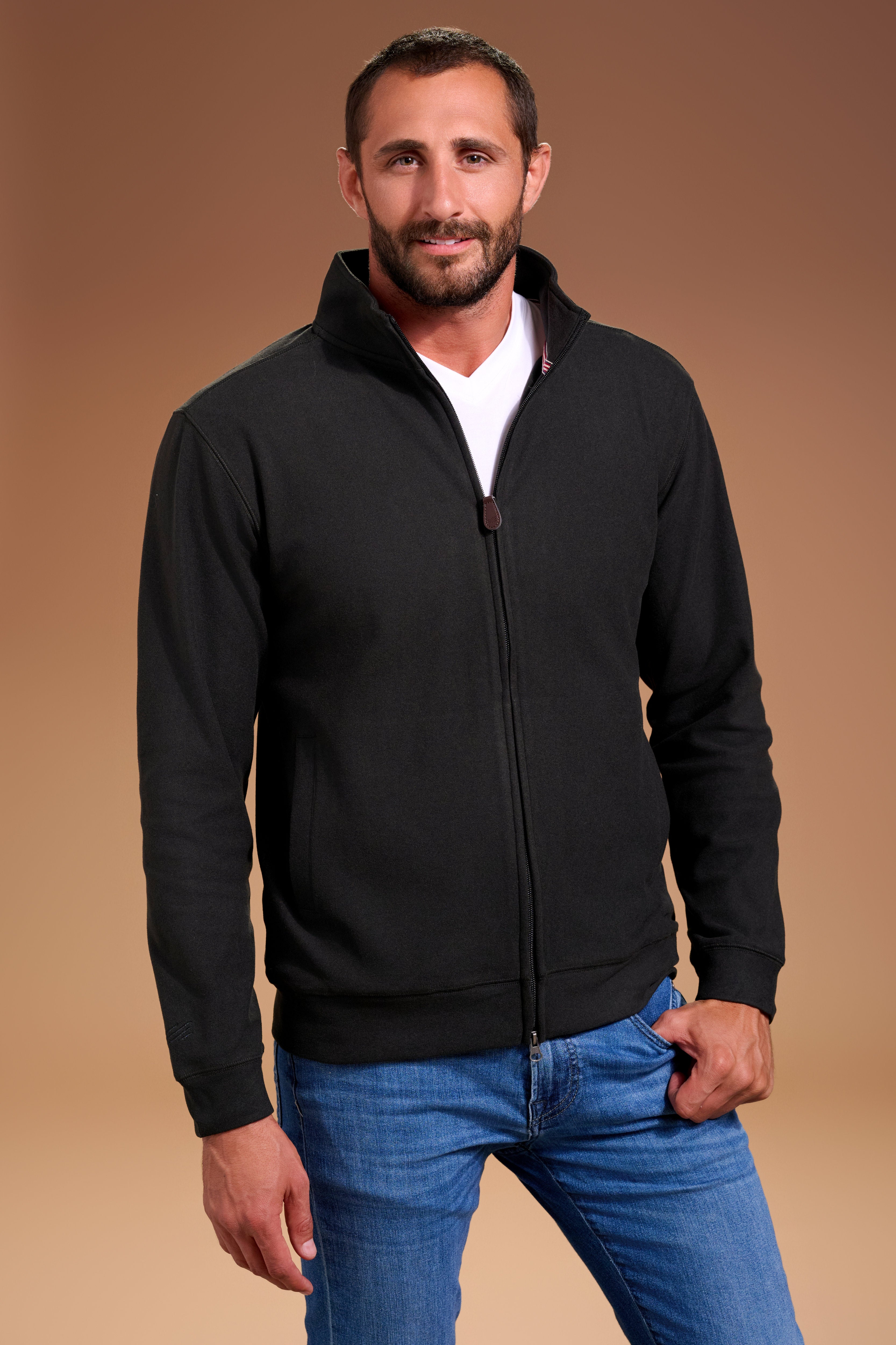Raider Full Zip Mens #color_black