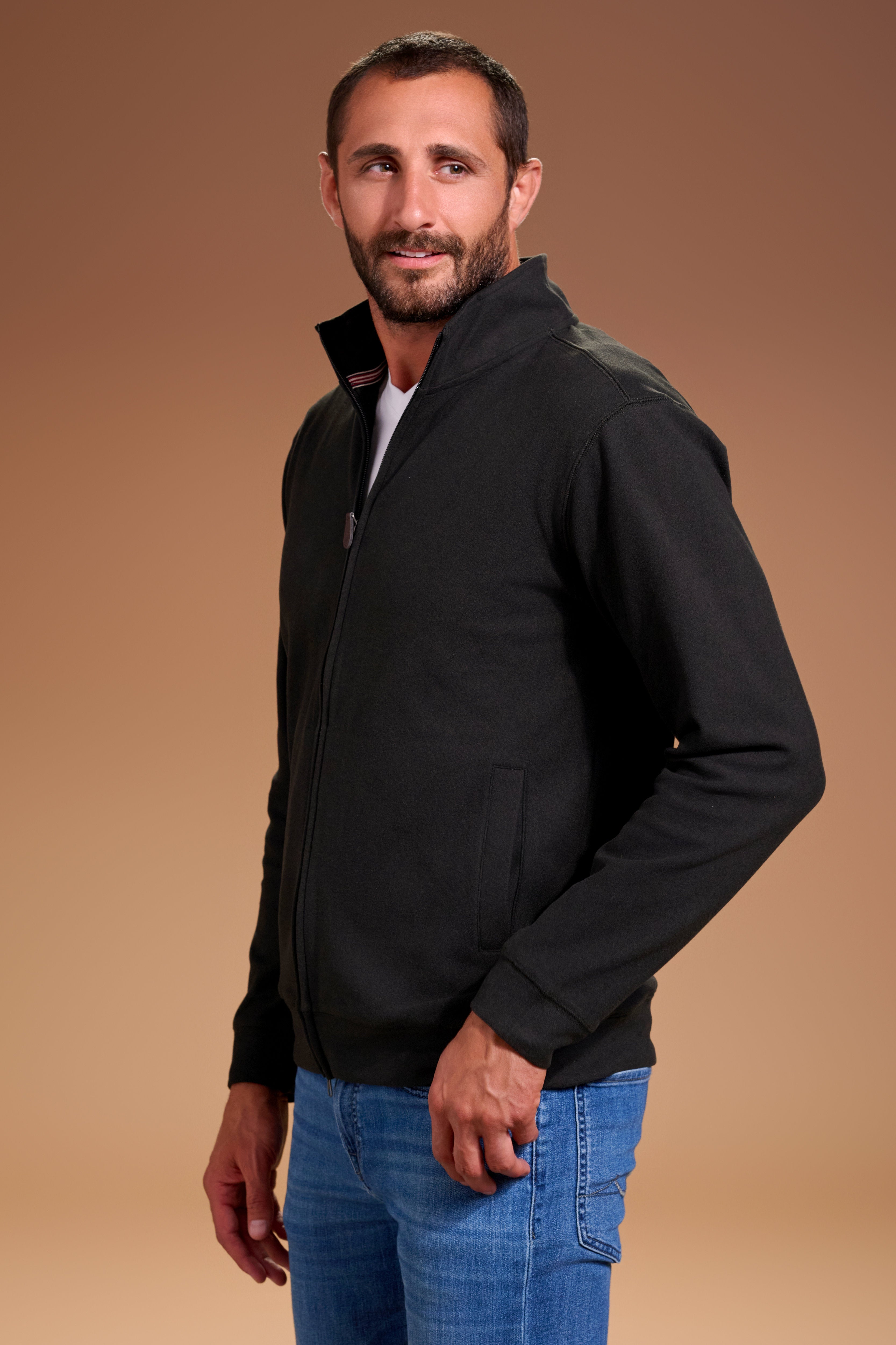 Raider Full Zip Mens #color_black