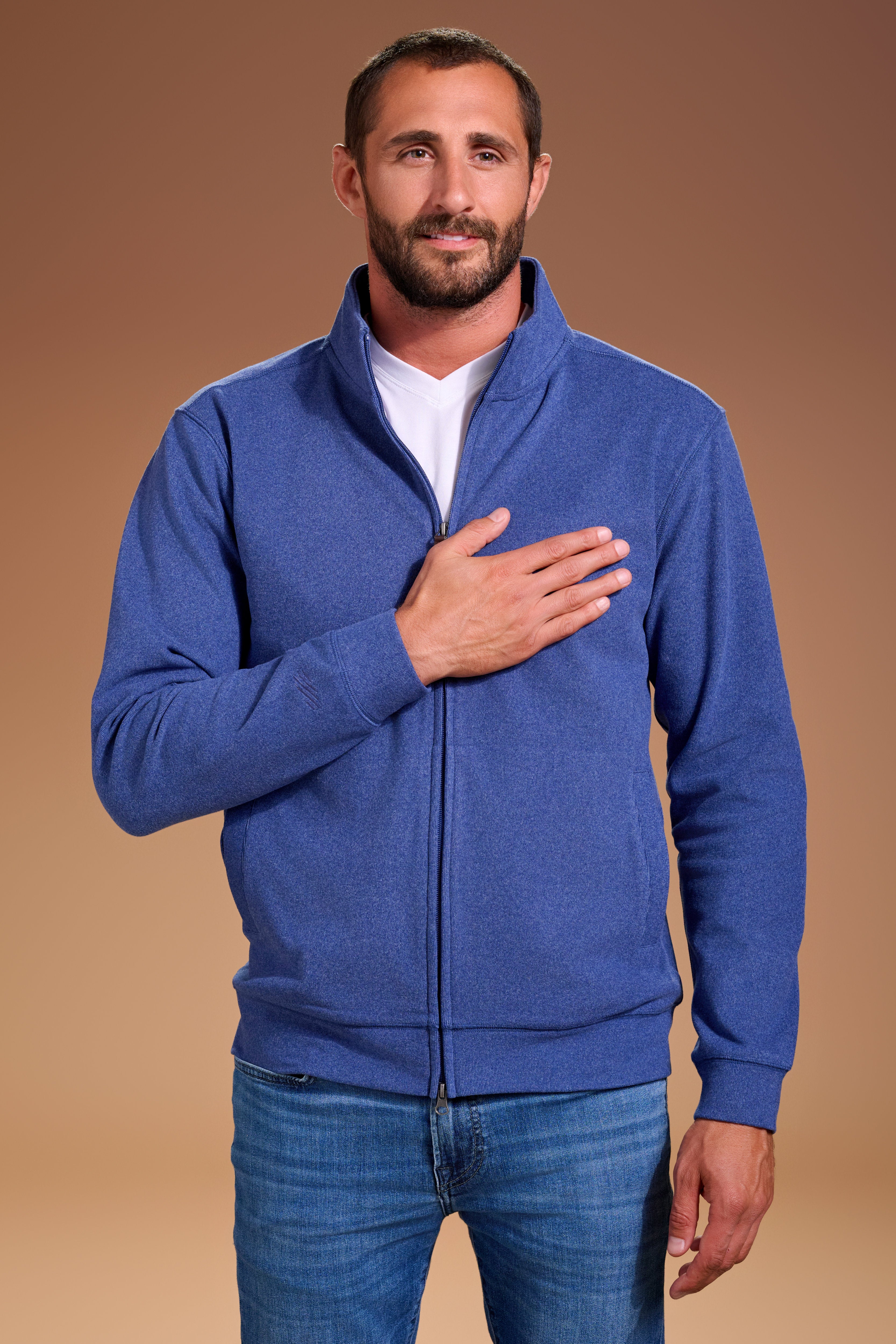 Raider Full Zip Mens #color_vintage navy