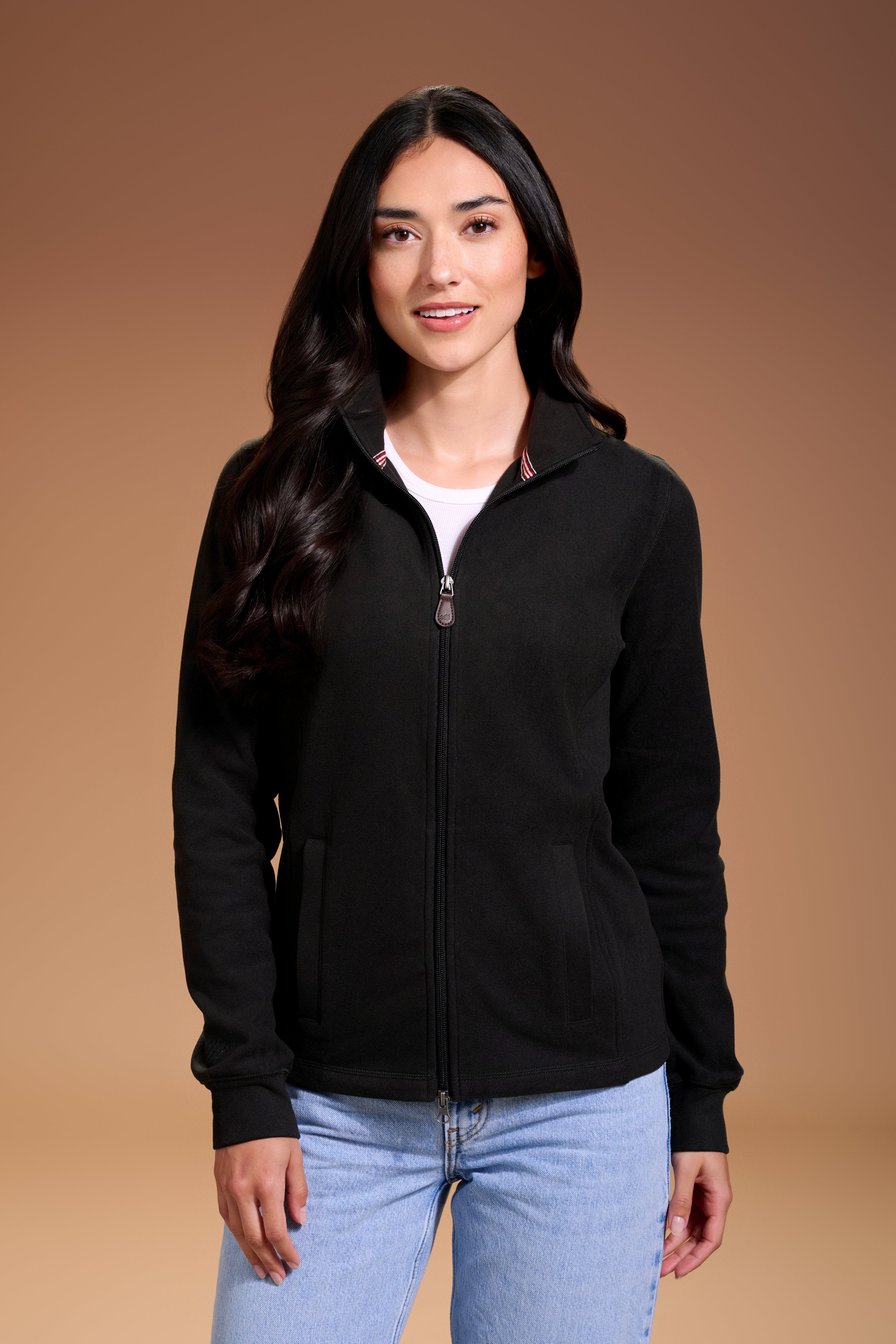 Raider Full Zip Womens #color_black