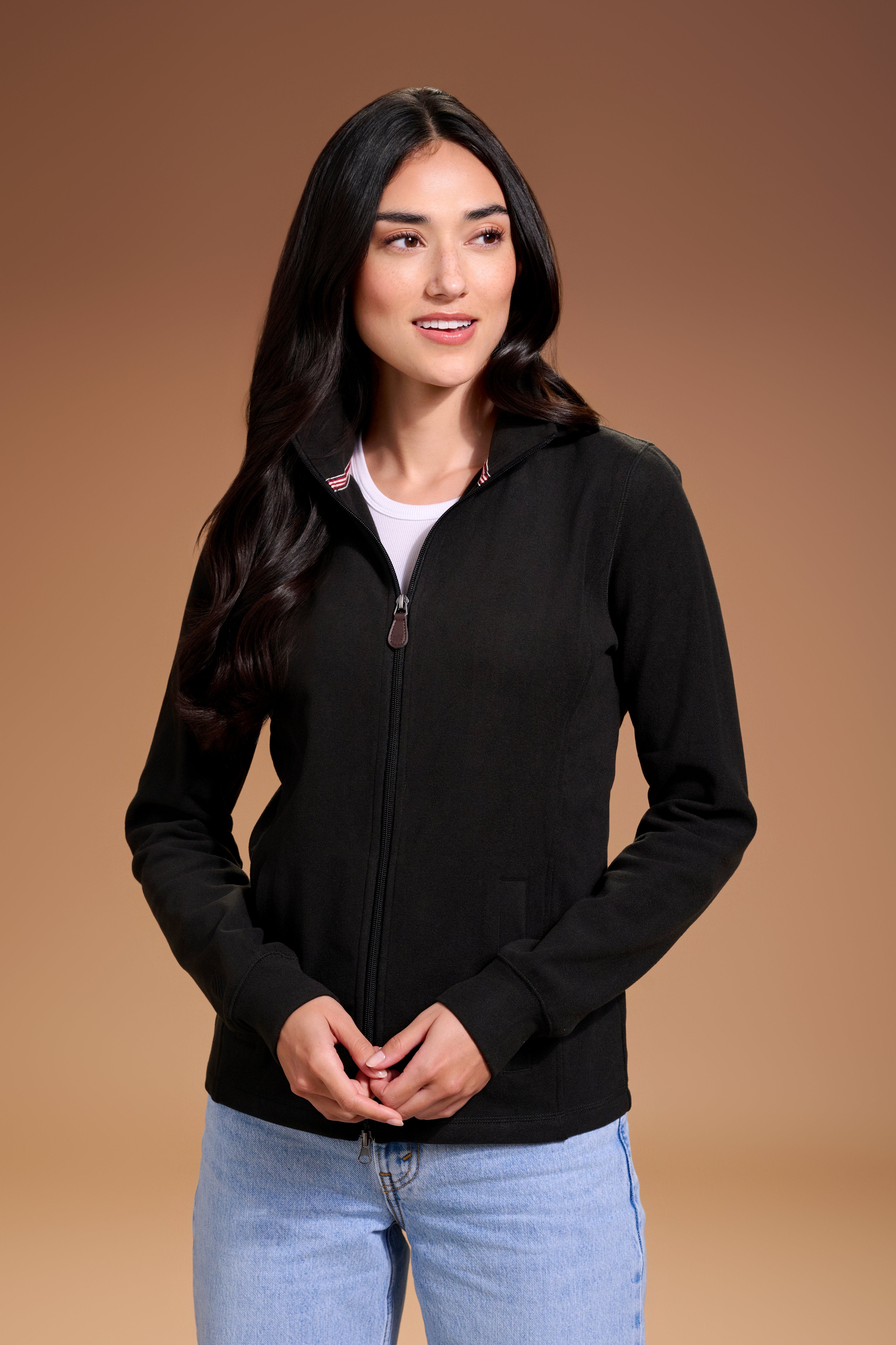 Raider Full Zip Womens #color_black