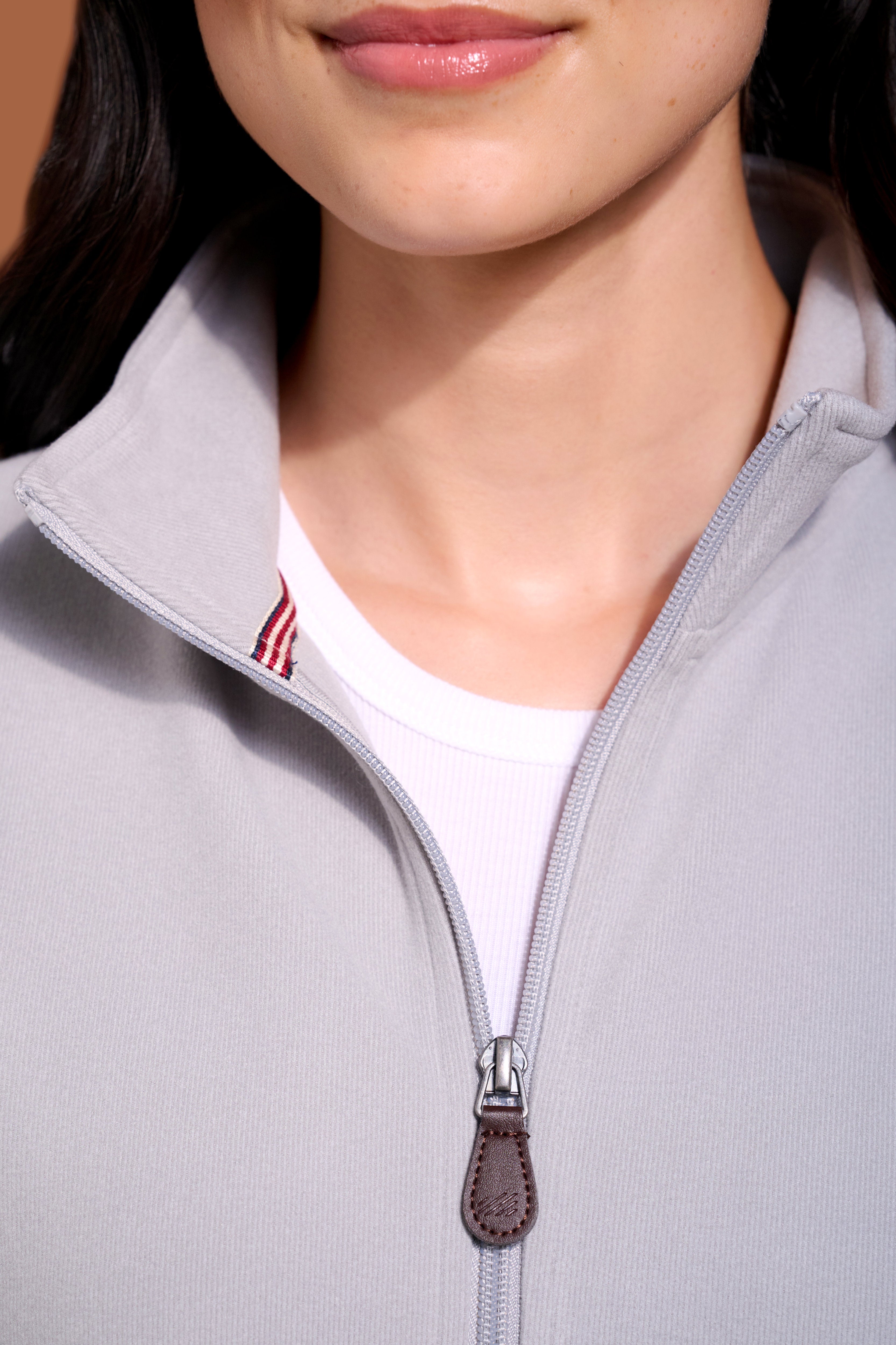 Raider Full Zip Womens #color_light grey