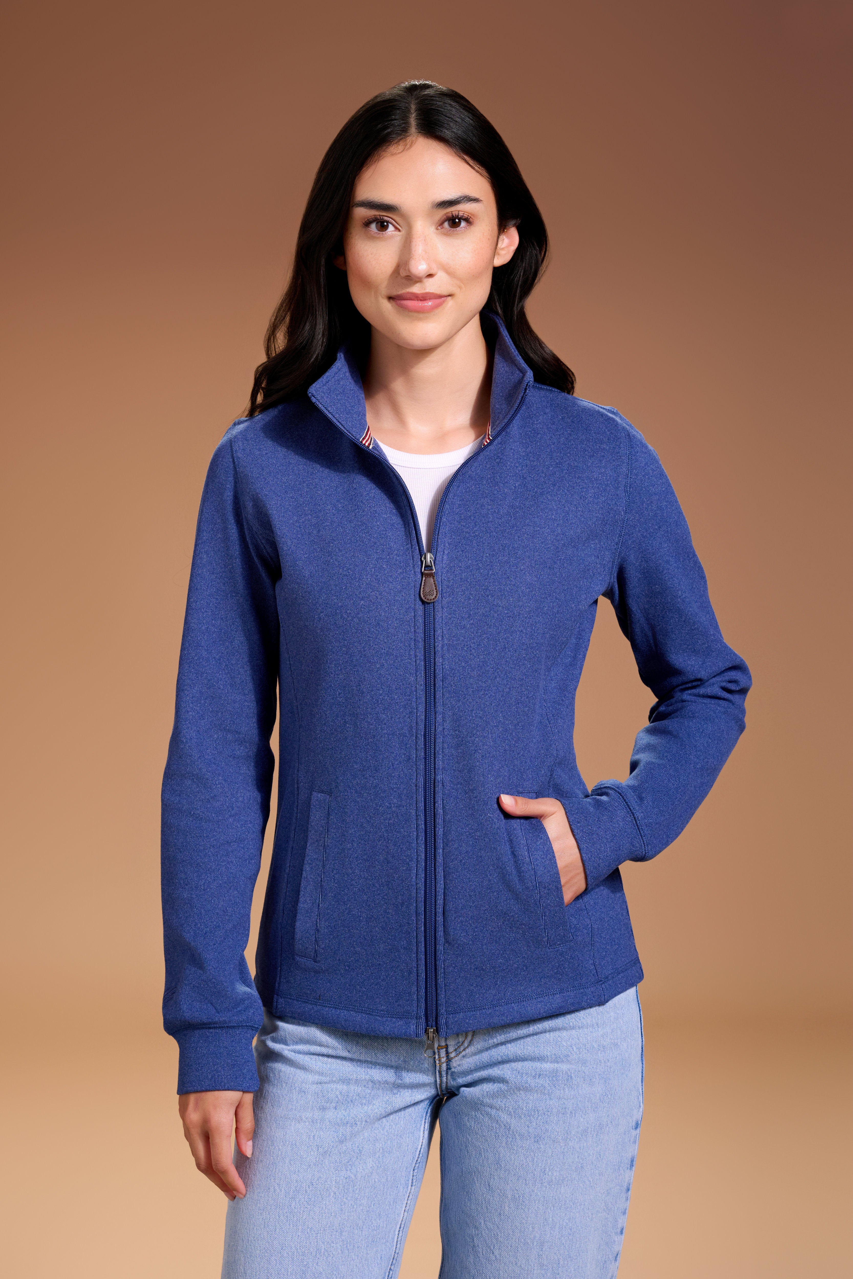 Raider Full Zip Womens #color_vintage navy