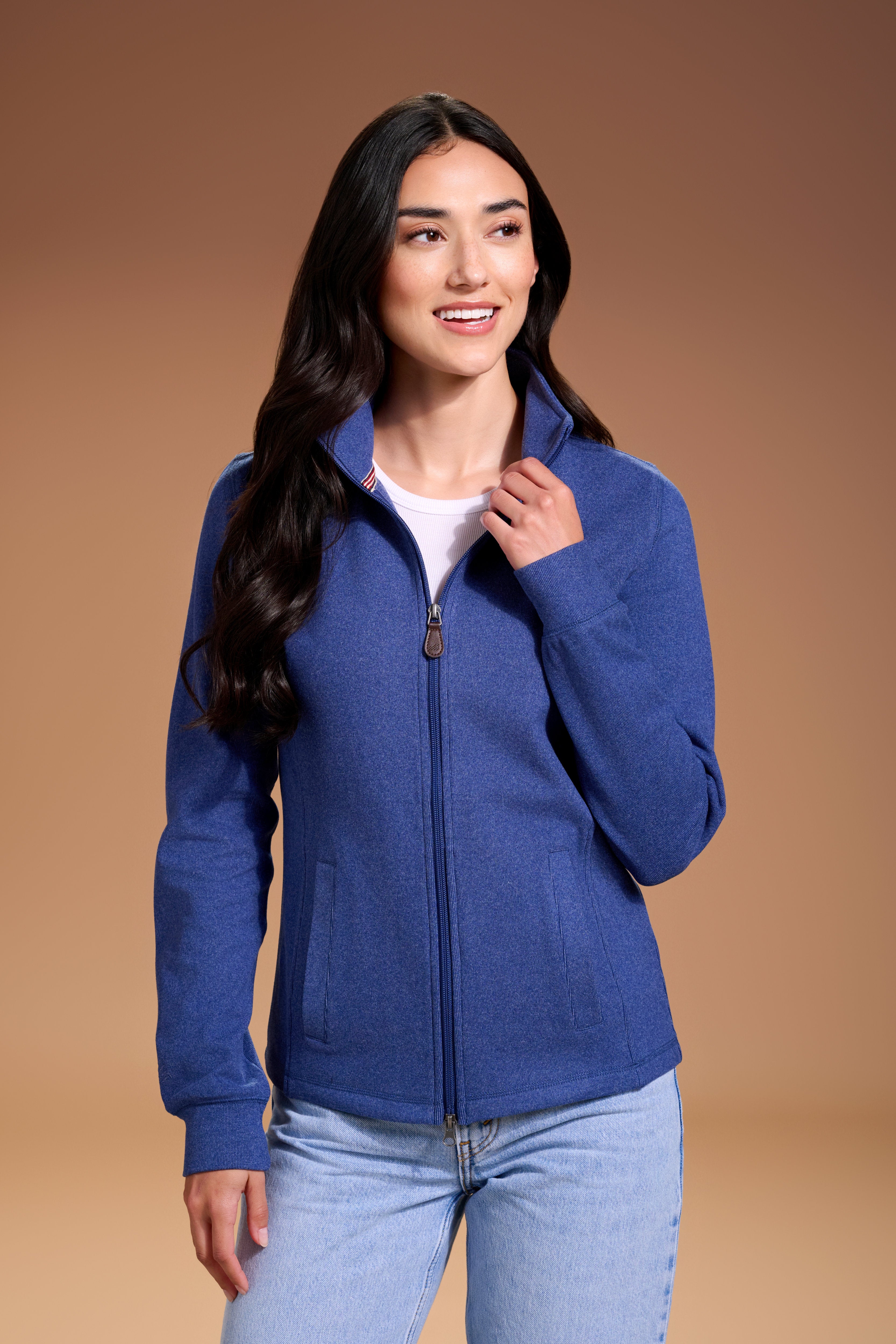 Raider Full Zip Womens #color_vintage navy