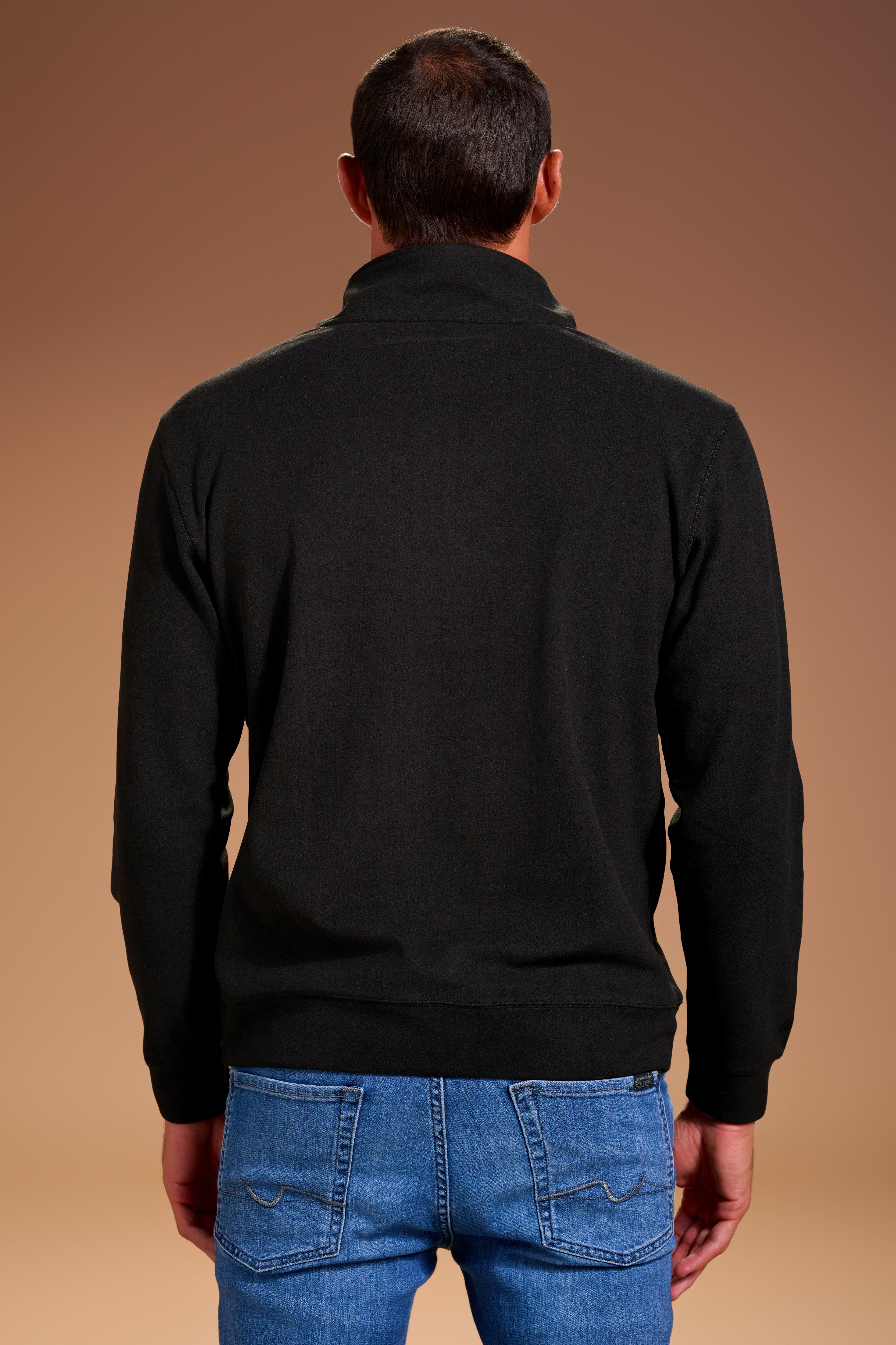 Raider Quarter Zip Mens #color_black