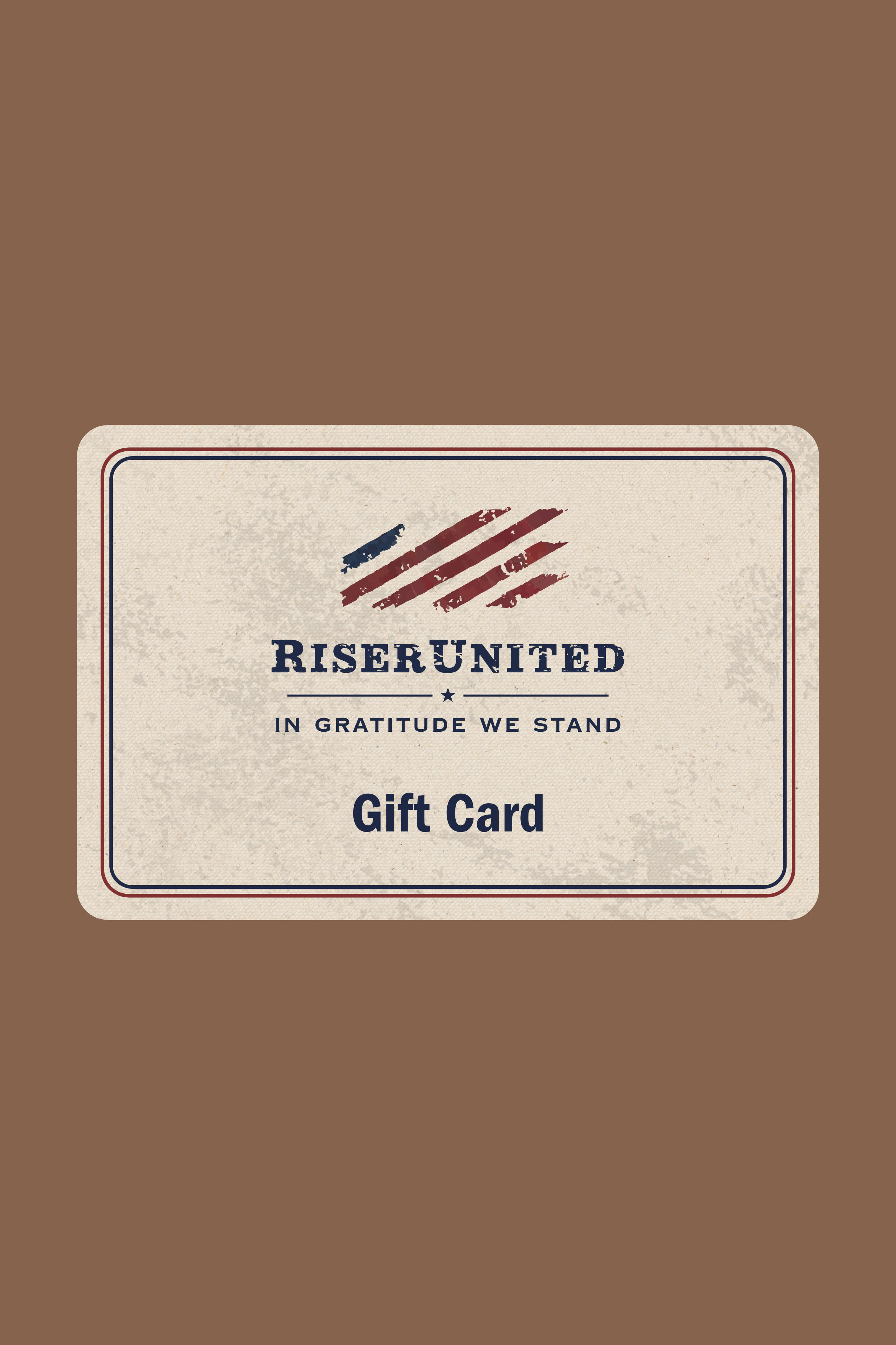 RiserUnited Digital Gift Card
