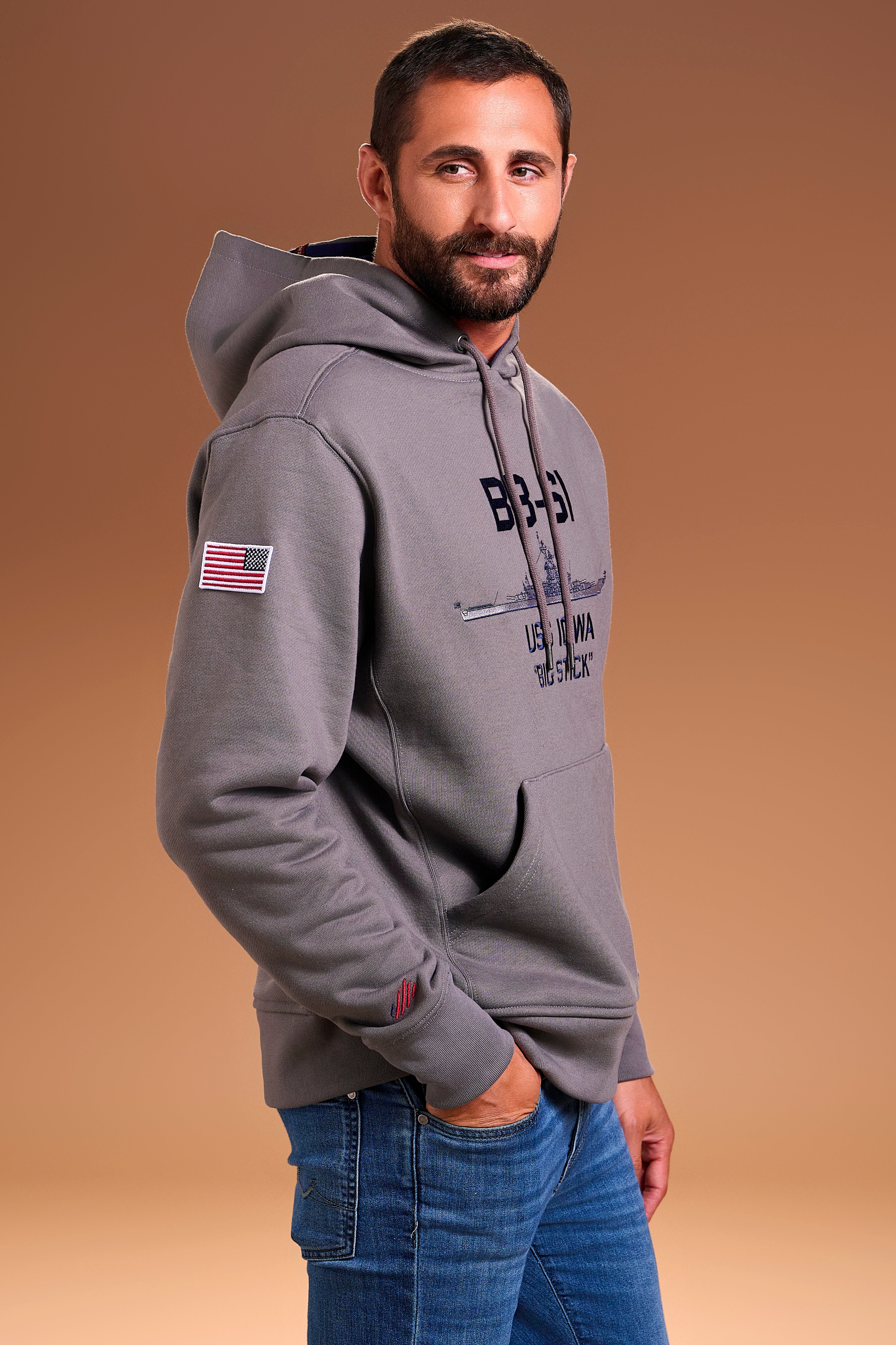 USS Iowa IOWA CLASS Hoodie