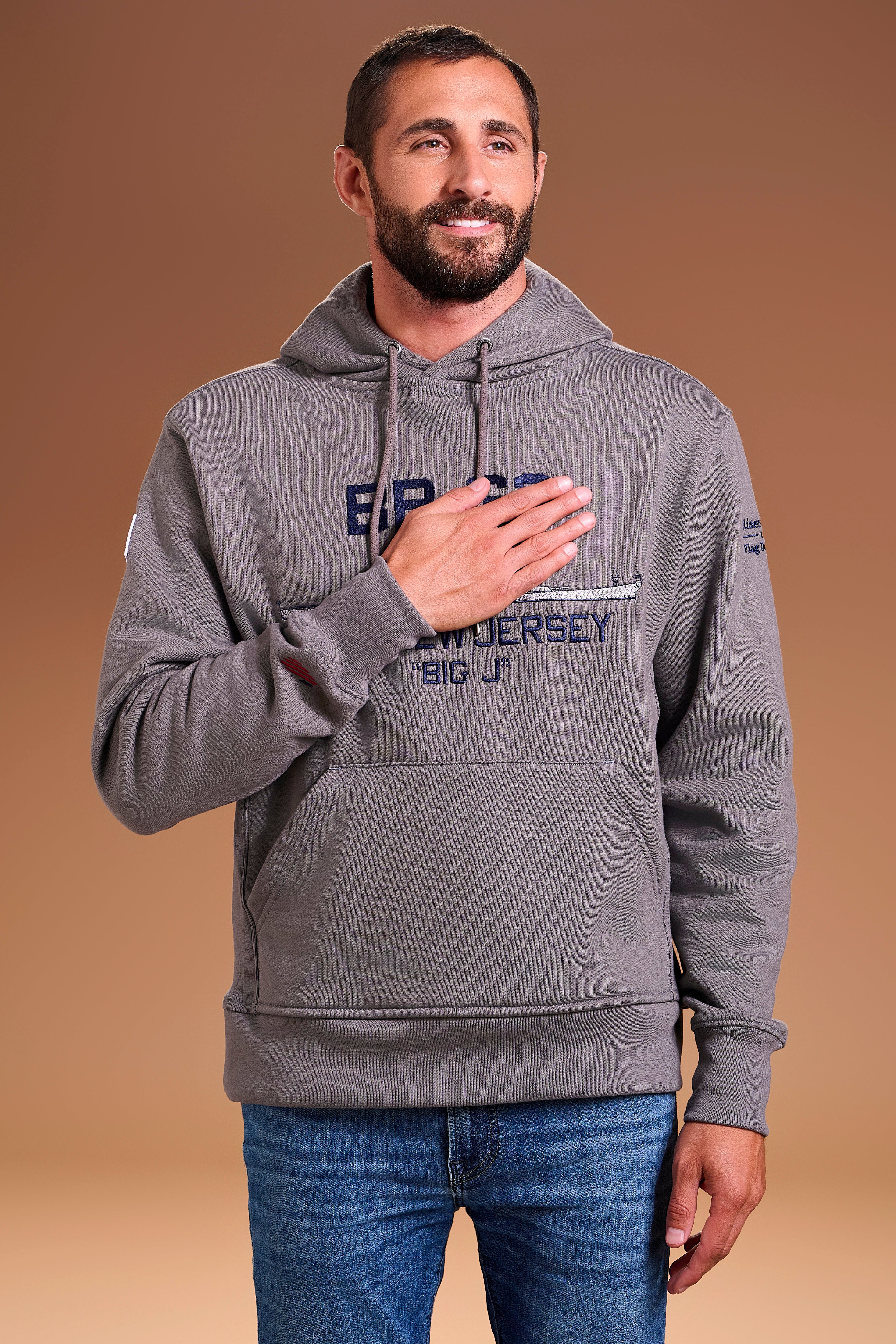 USS New Jersey IOWA CLASS Hoodie