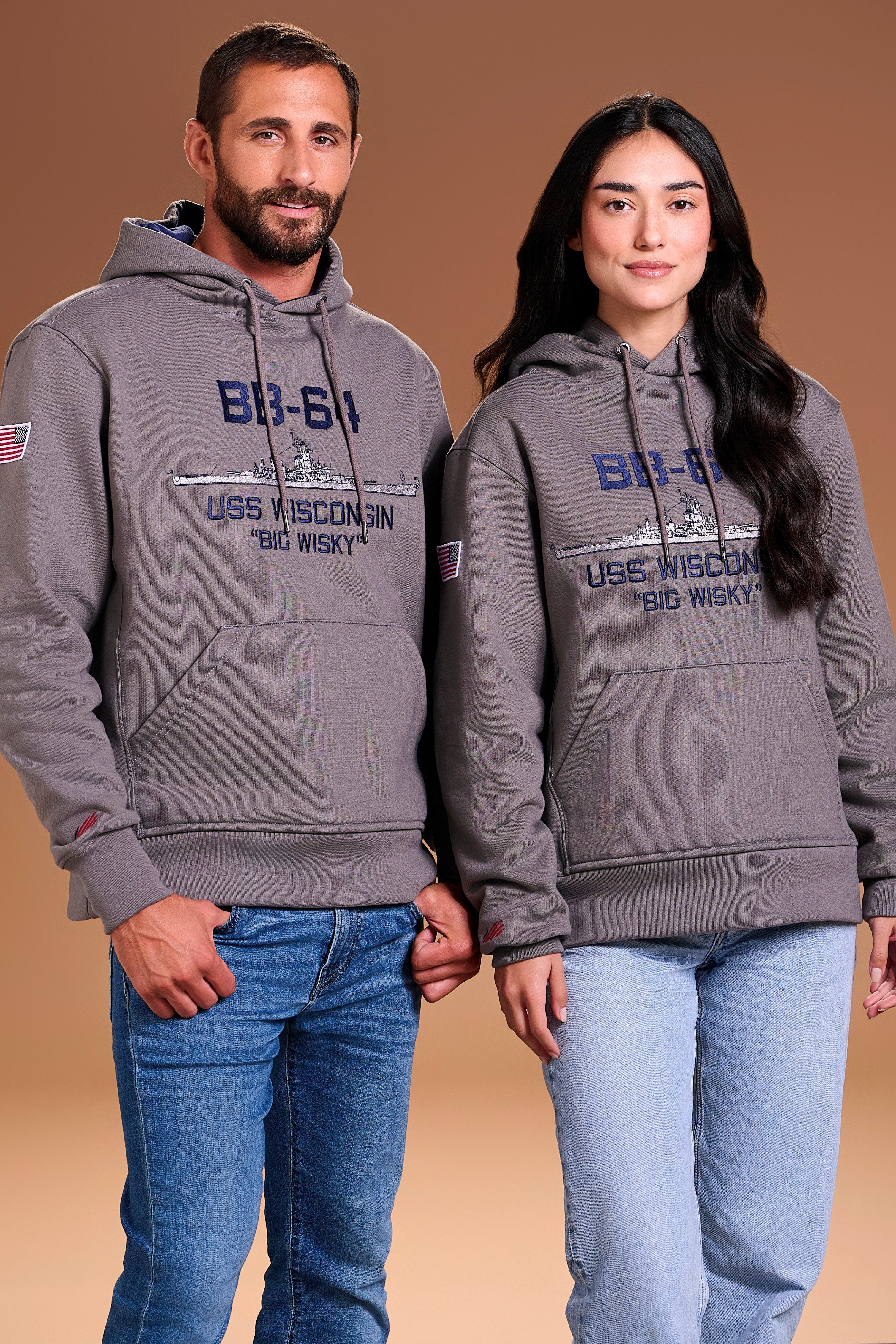 USS Wisconsin IOWA CLASS Hoodie