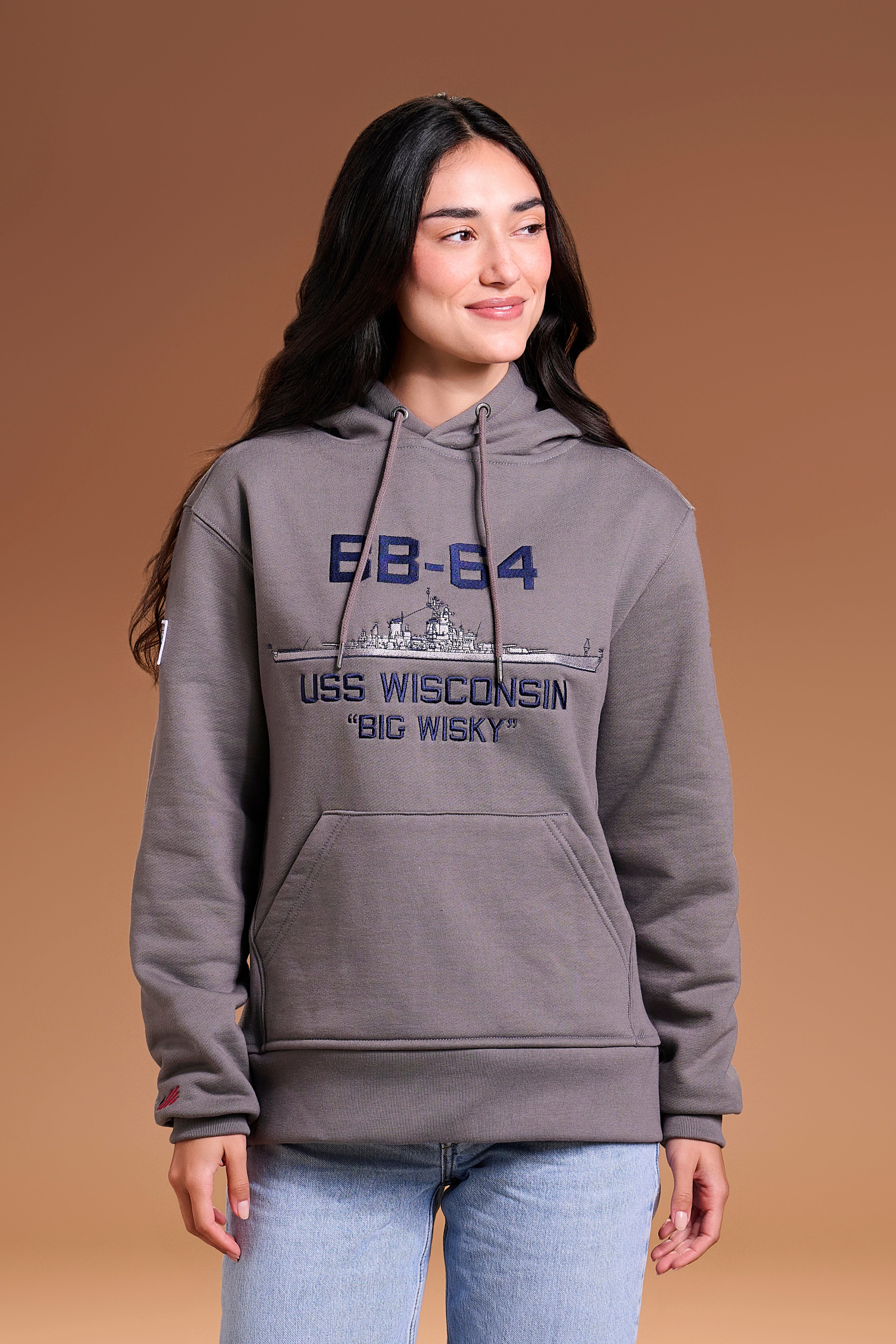 USS Wisconsin IOWA CLASS Hoodie