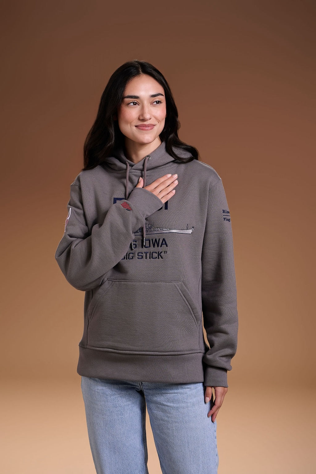 USS Iowa IOWA CLASS Hoodie