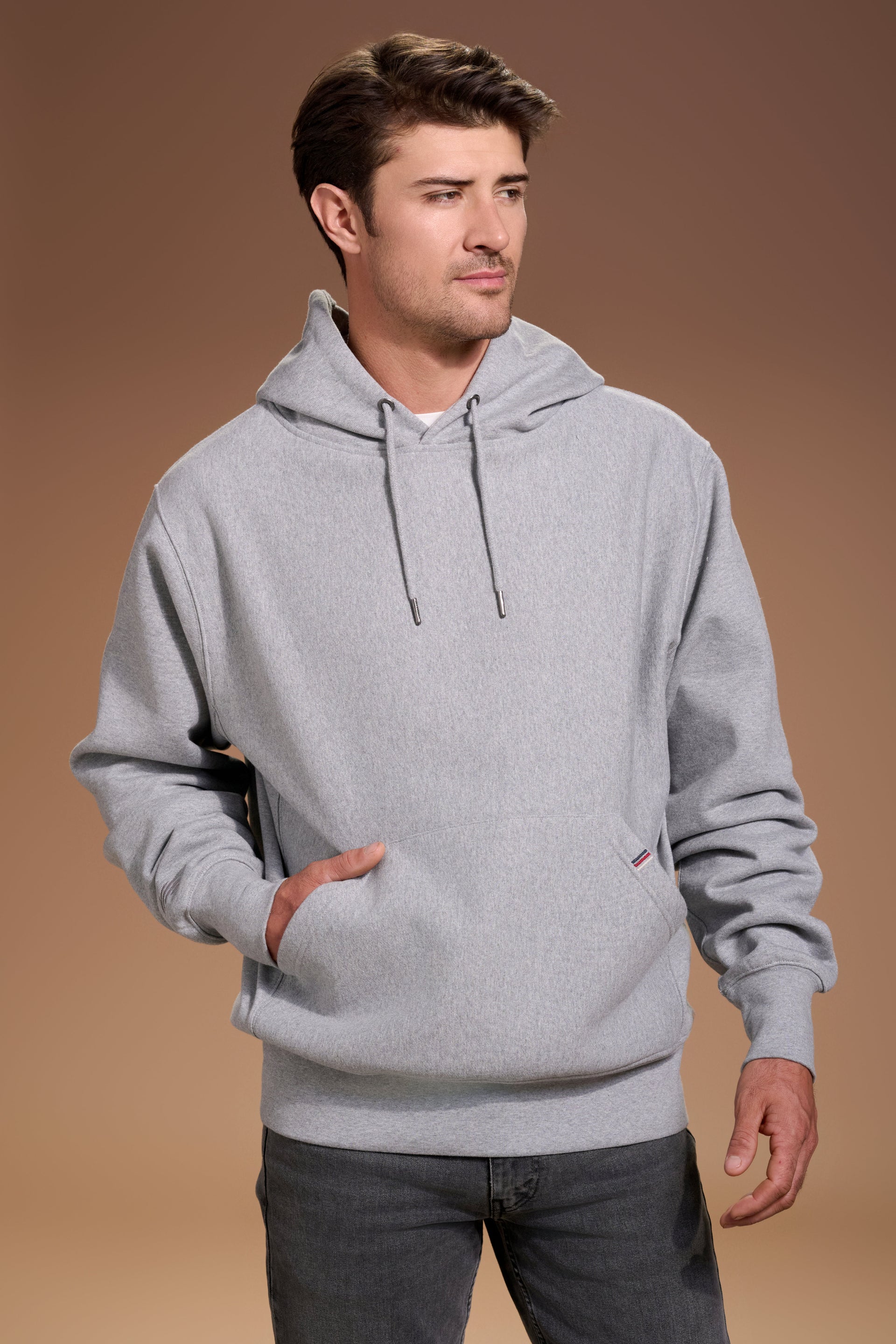 Blank Warm Grey Hoodie Plain Grey Hoodie UK