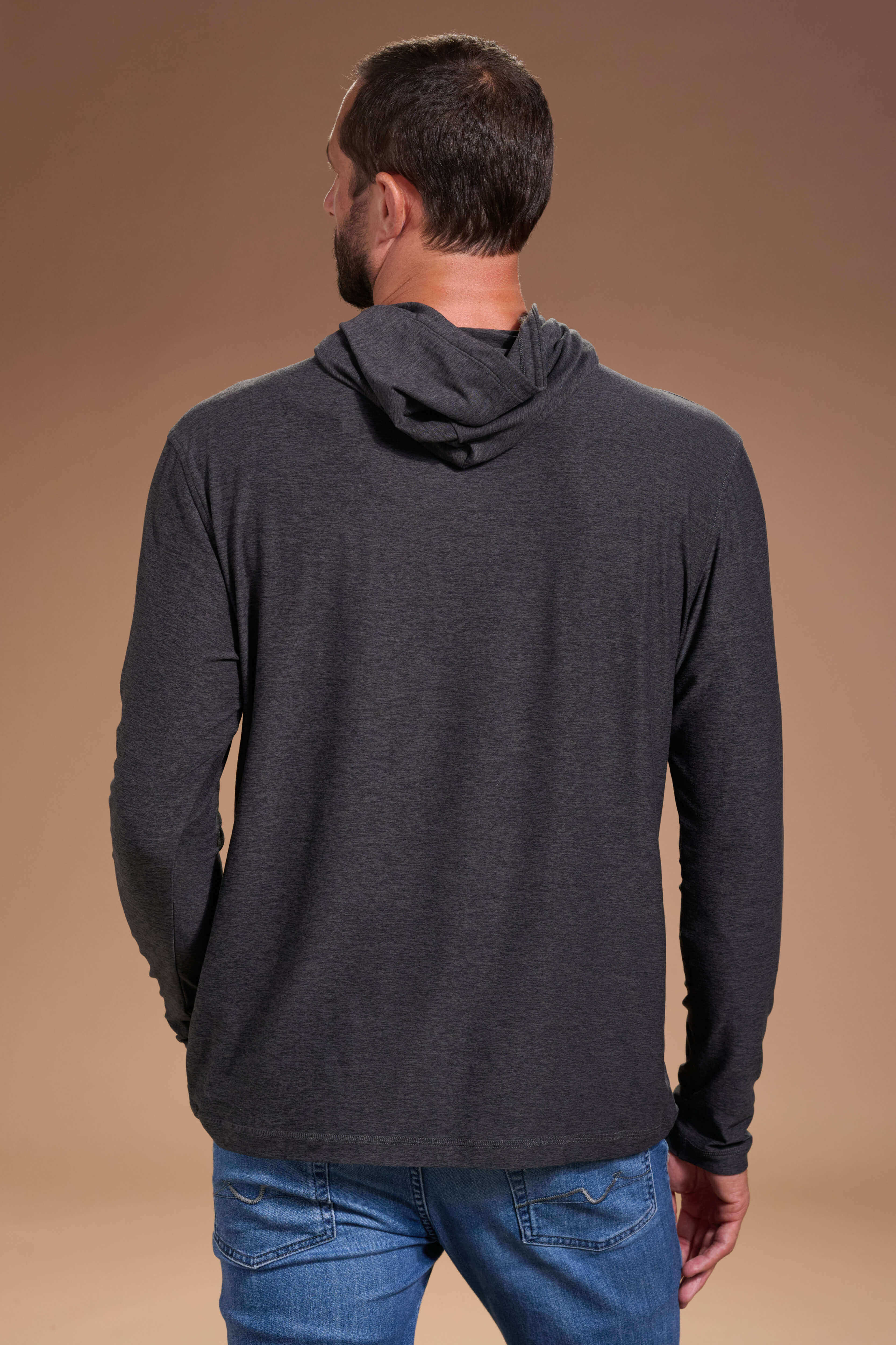 DARN NICE Hoodie Mens Charcoal Signature #color_charcoal