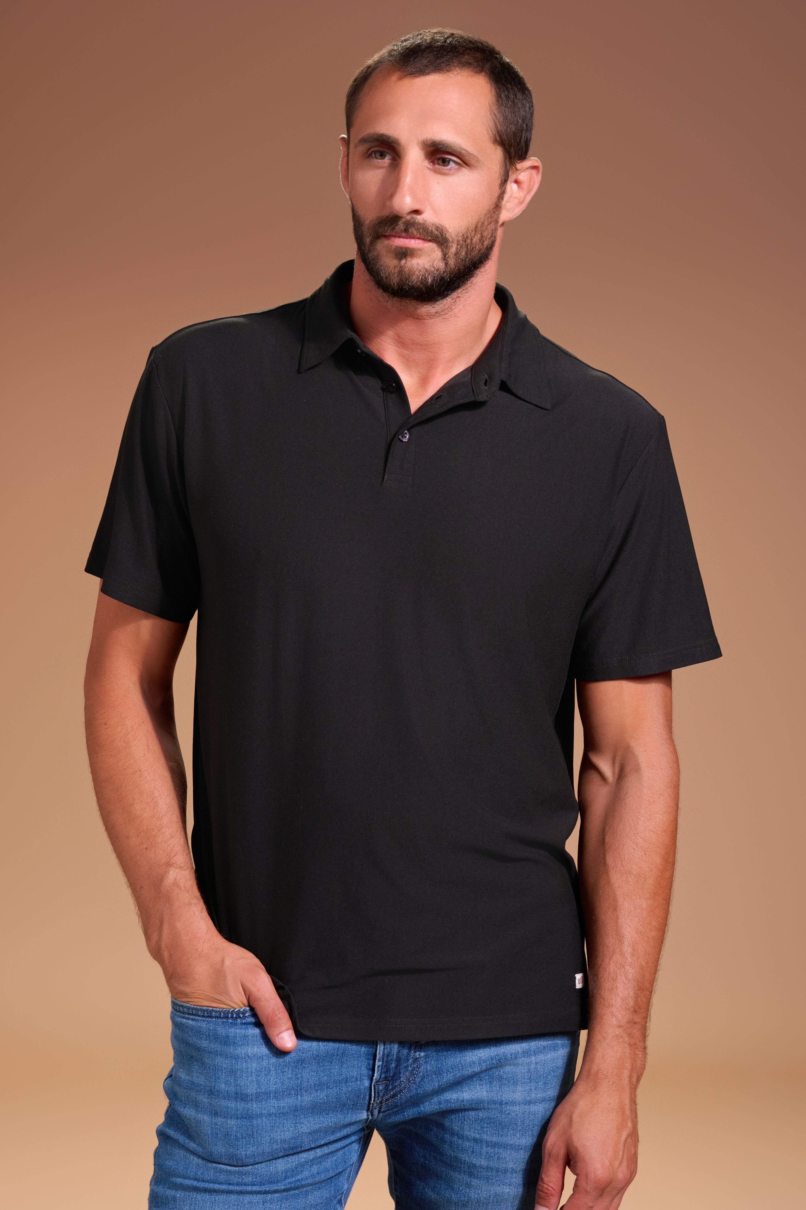 Darn Nice Polo Mens #color_black