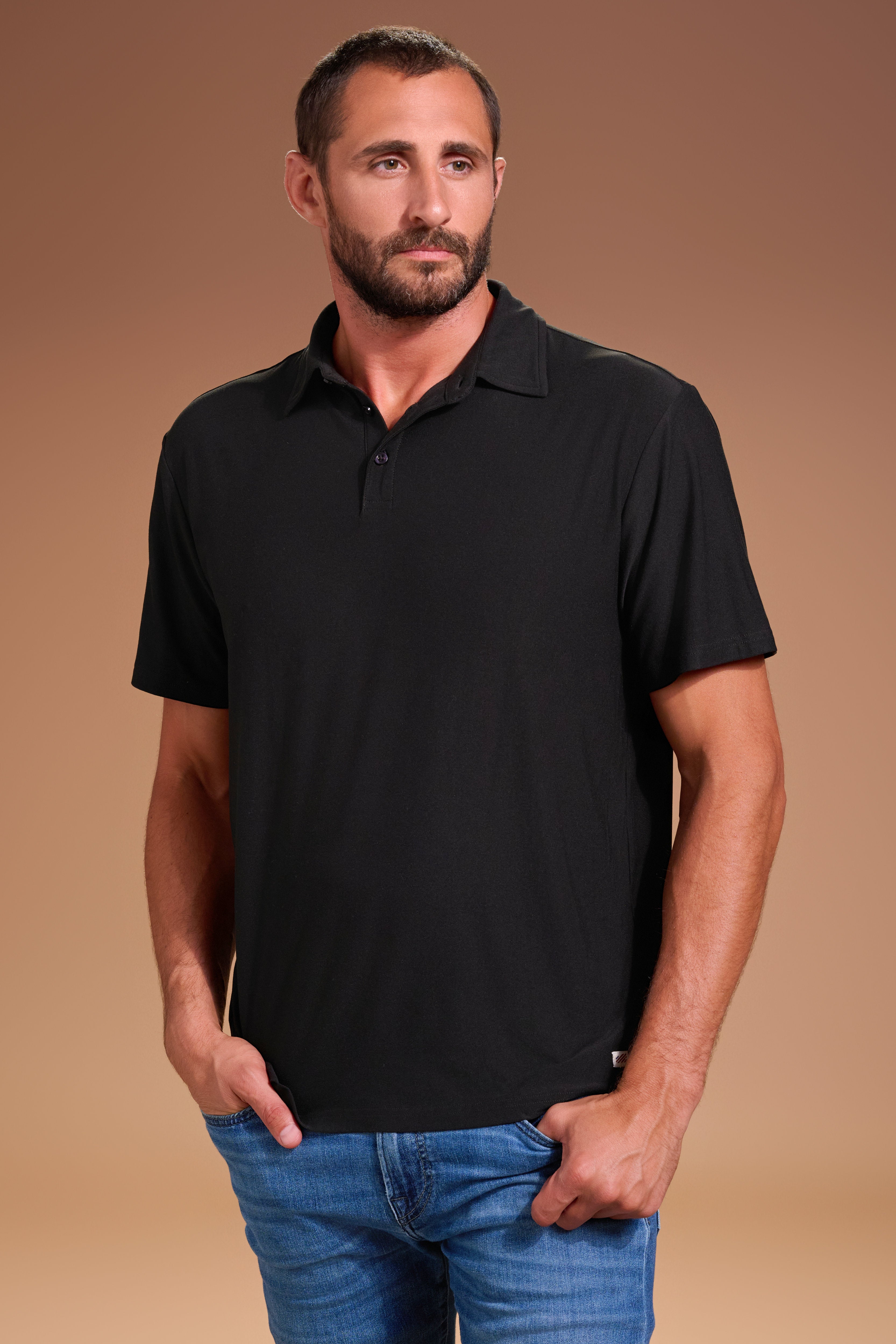 Darn Nice Polo Mens #color_black