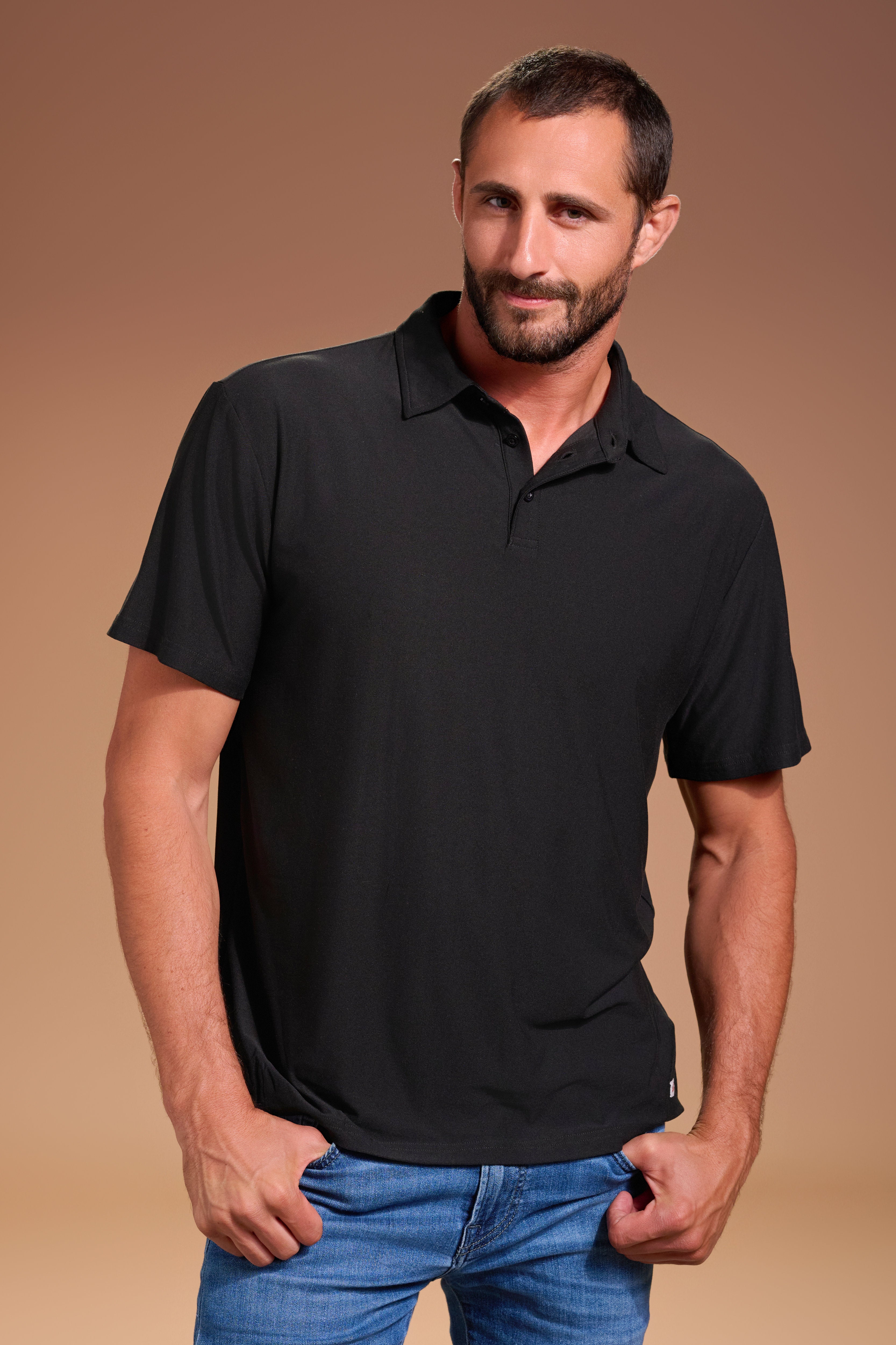 Darn Nice Polo Mens #color_black