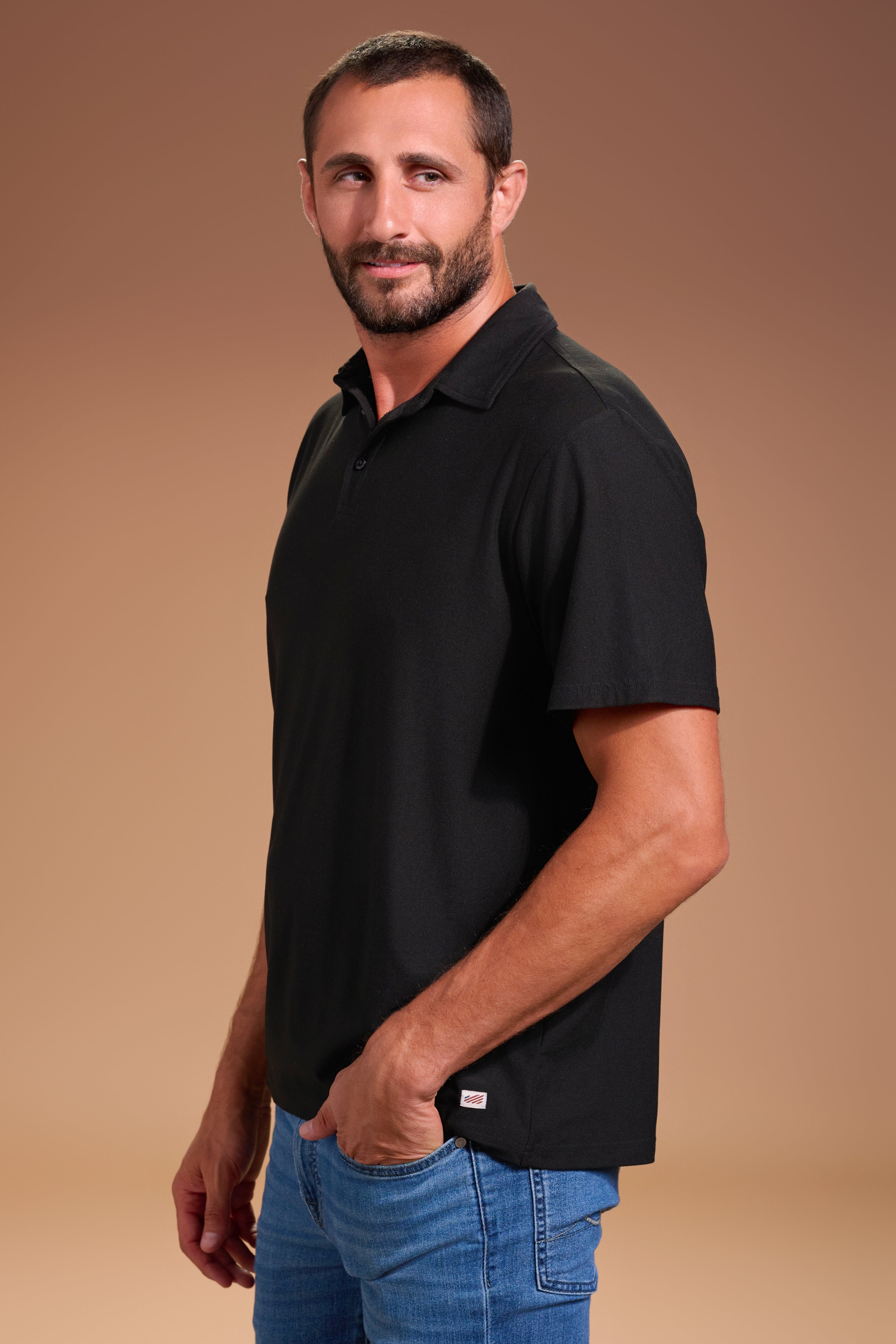 Darn Nice Polo Mens #color_black