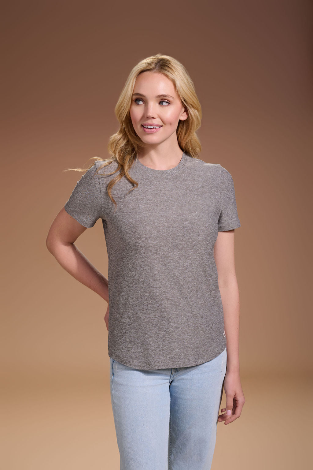 Darn Nice T-Shirt Womens #color_heather grey