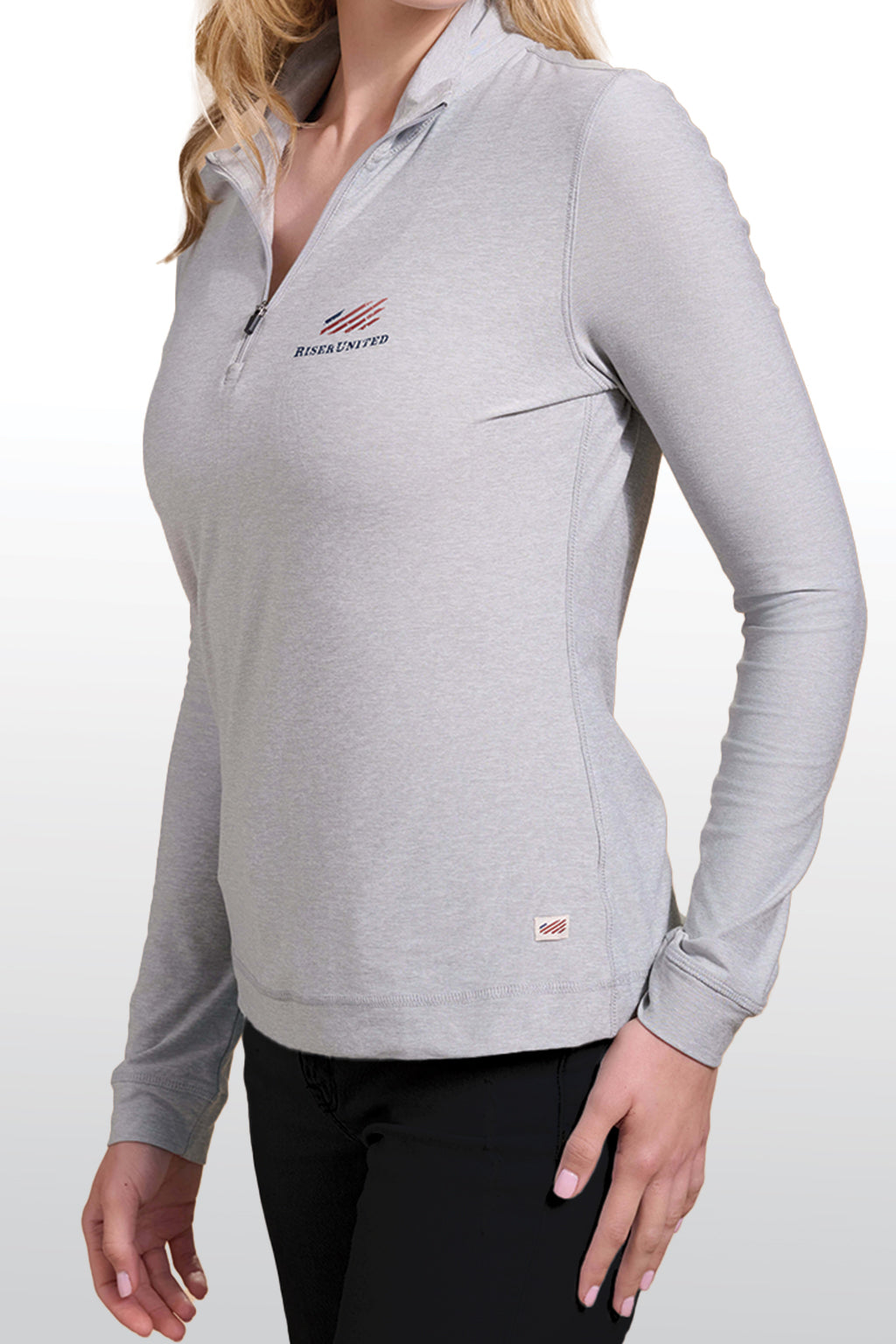 Women's Darn Nice Lightweight Half Zip - Branded