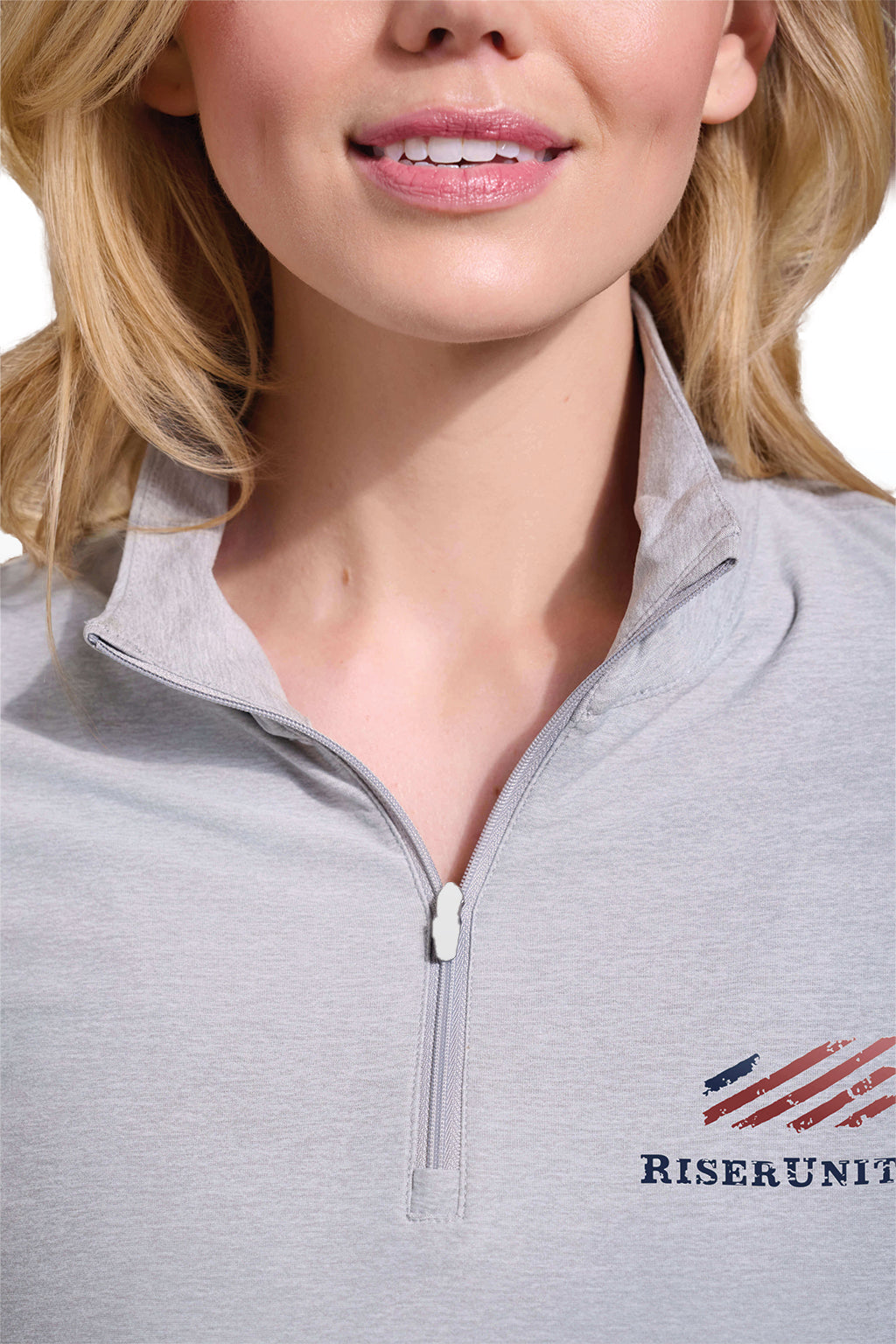 Women's Darn Nice Lightweight Half Zip - Branded