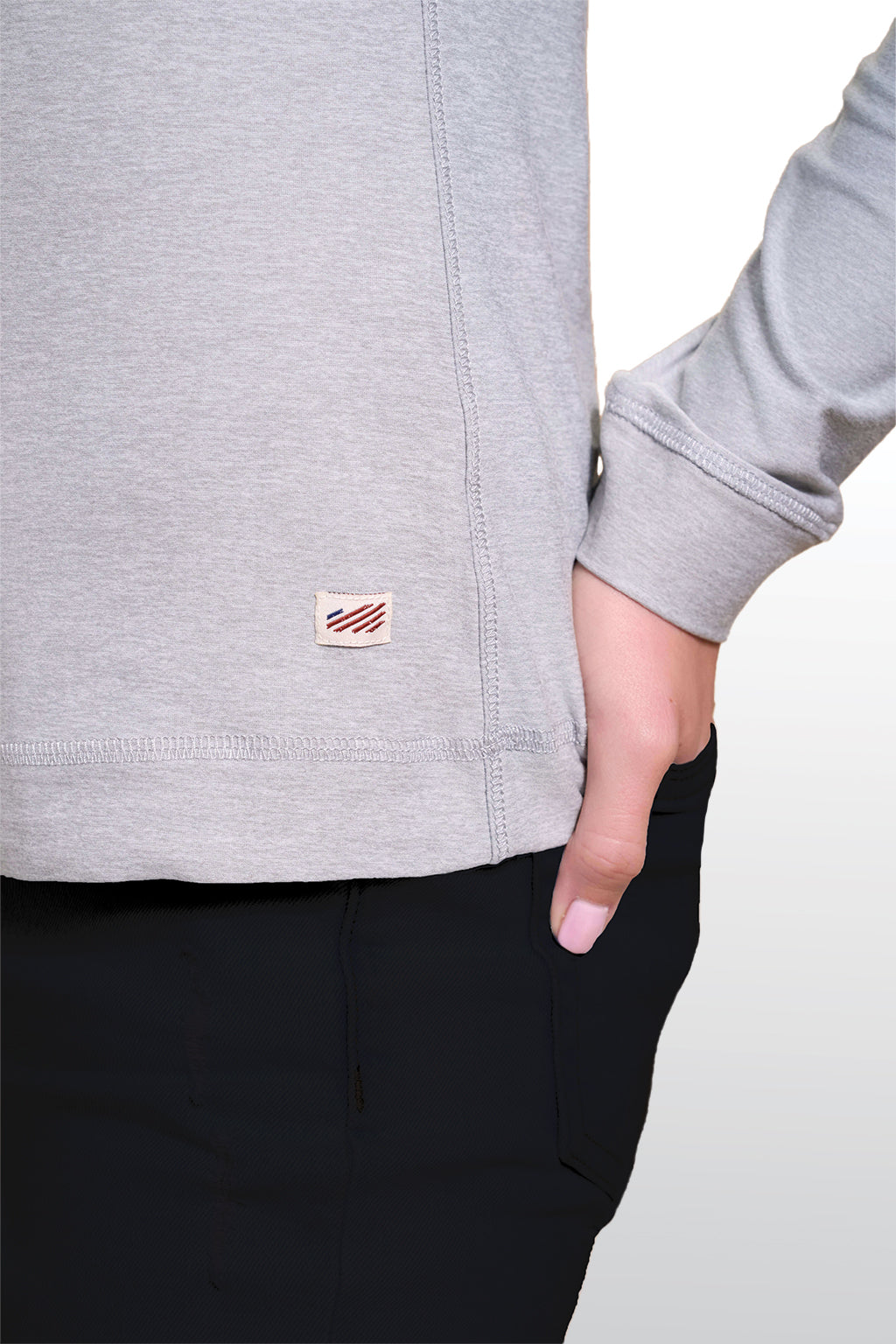 Women's Darn Nice Lightweight Half Zip - Branded