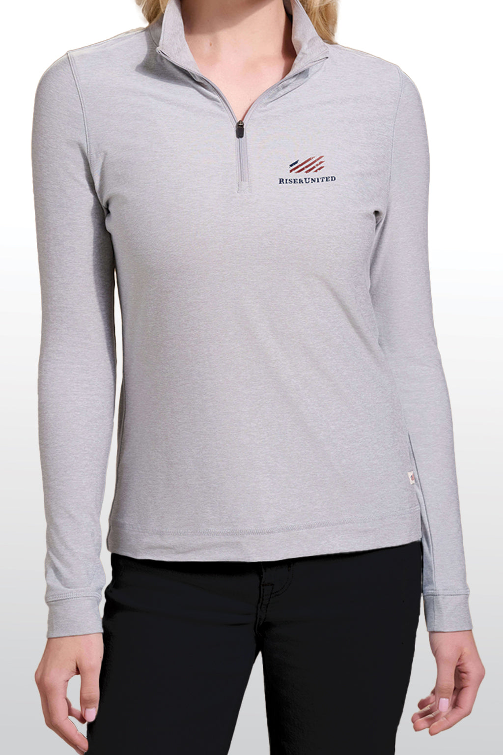 Women's Darn Nice Lightweight Half Zip - Branded