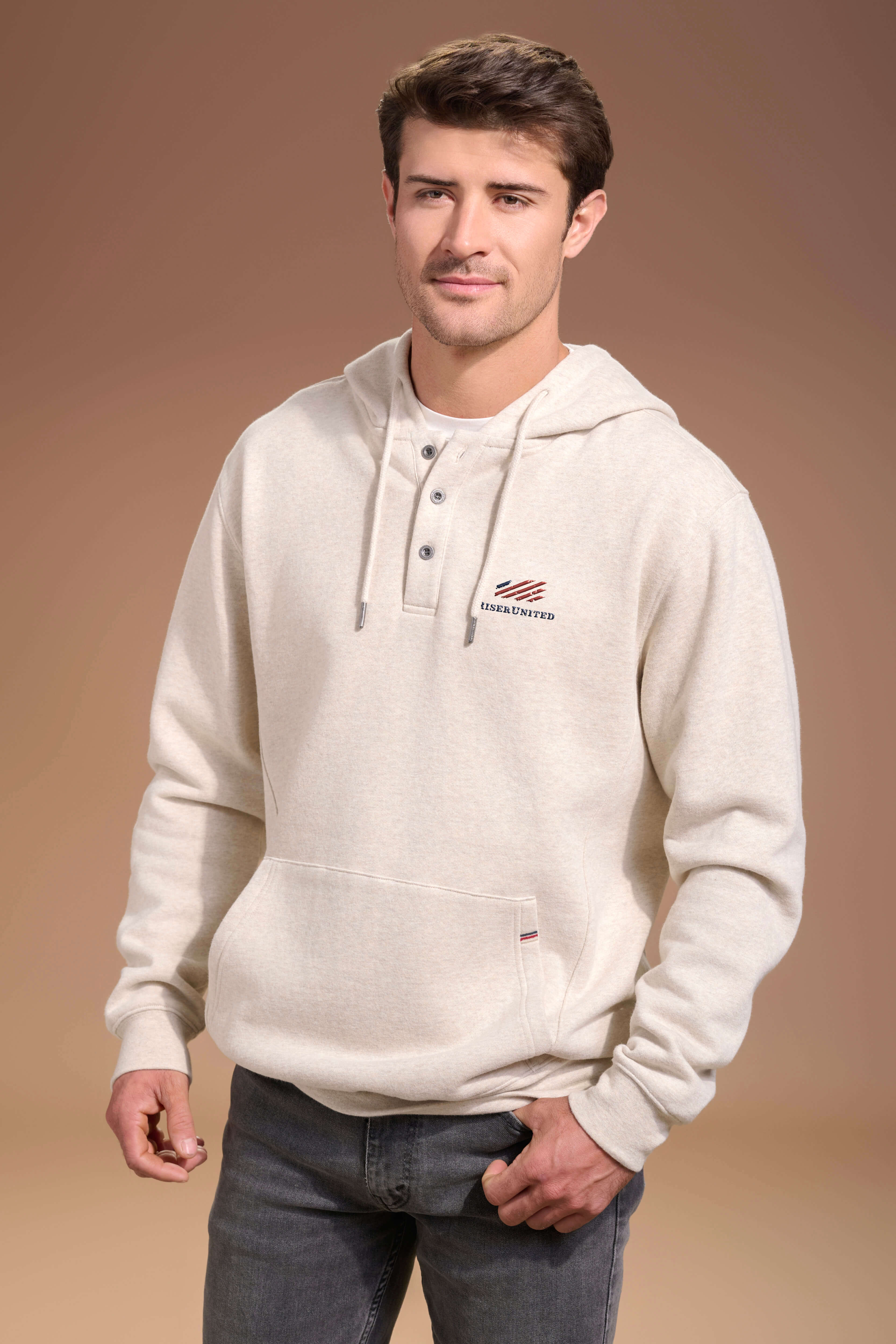 FLAGSHIP-Henley-Hoodie-Mens-Parchment-Signature #color_parchment