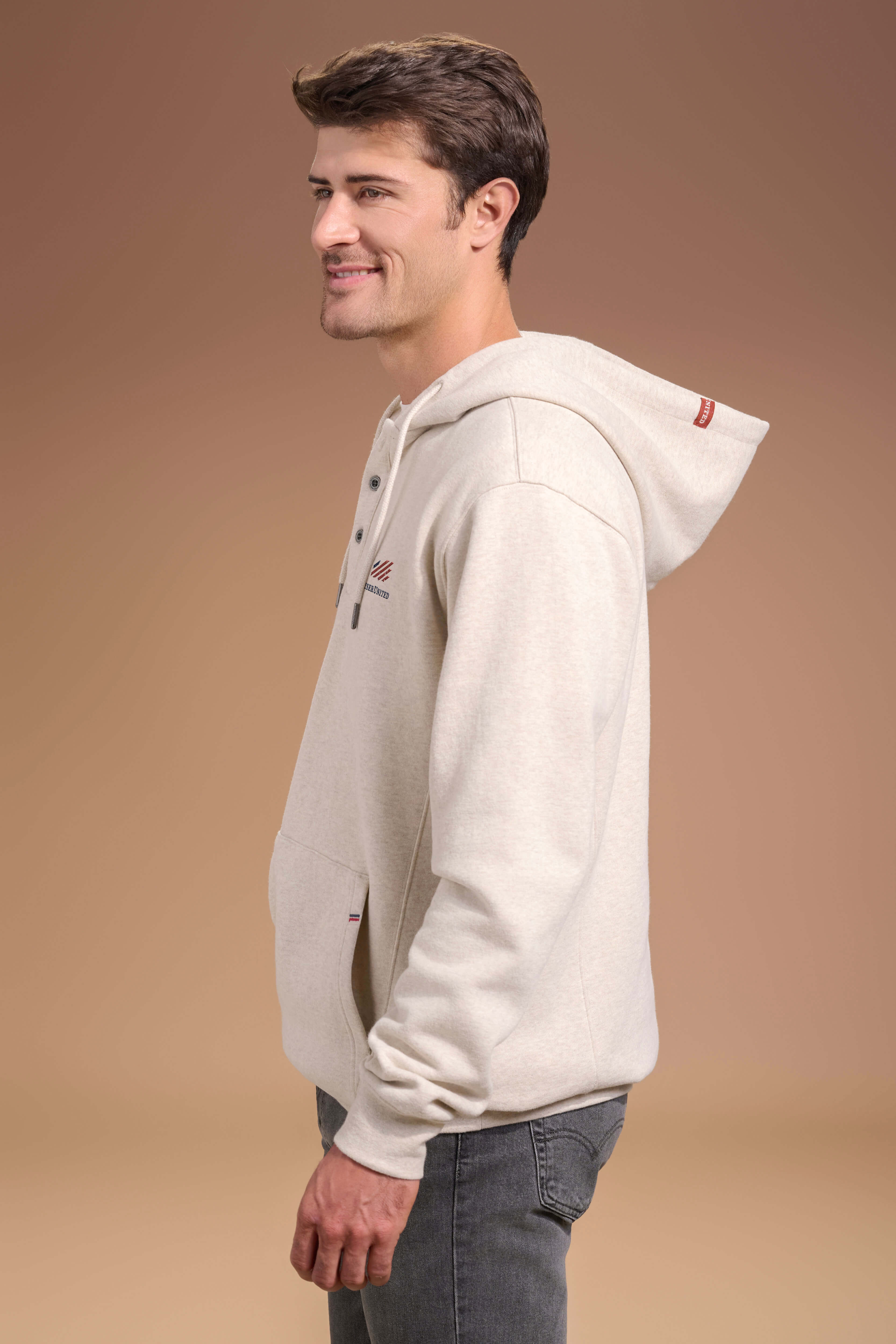 FLAGSHIP-Henley-Hoodie-Mens-Parchment-Signature #color_parchment