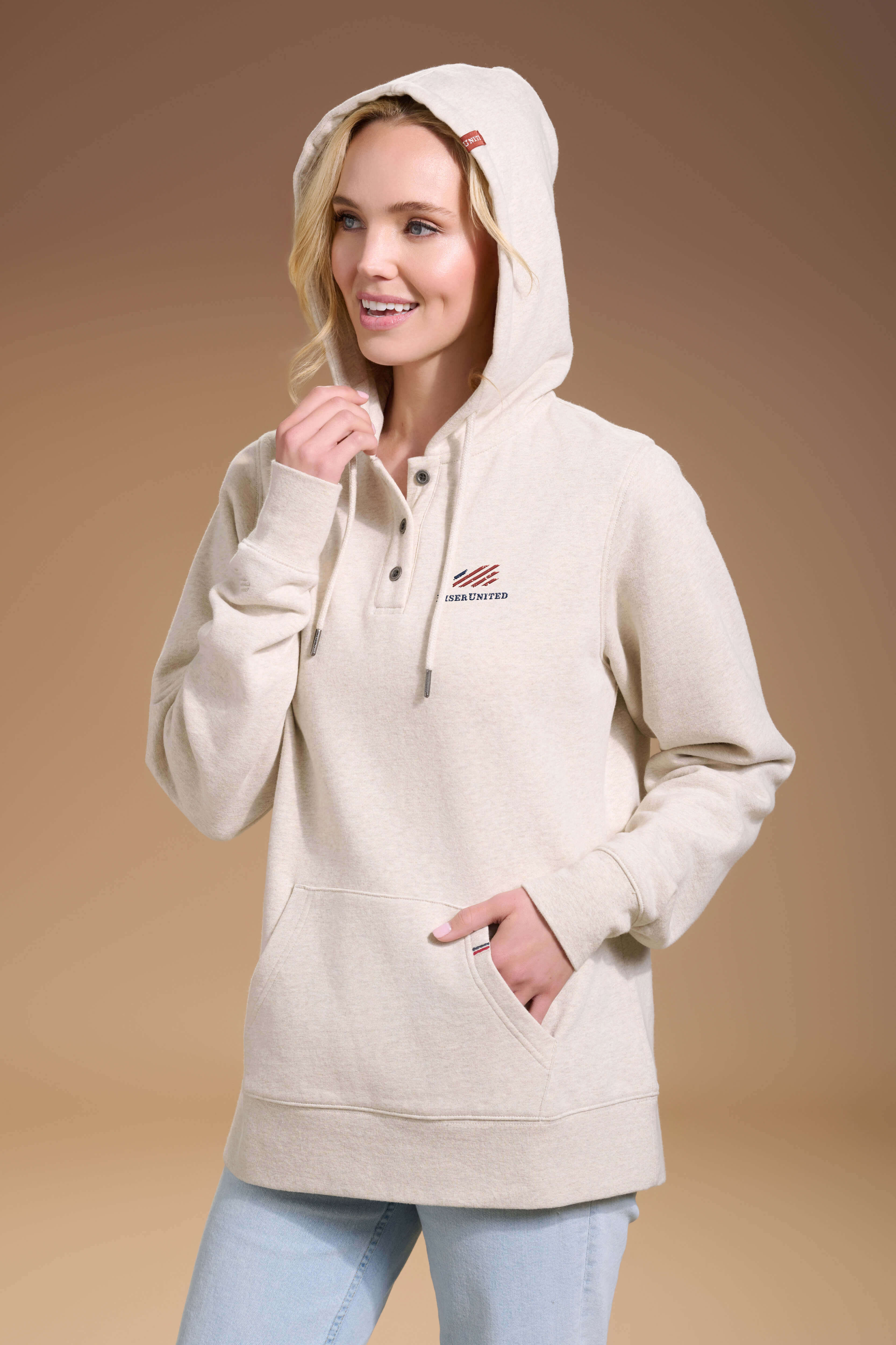 FLAGSHIP-Henley-Hoodie-Women_s-Parchment--Signature #color_parchment