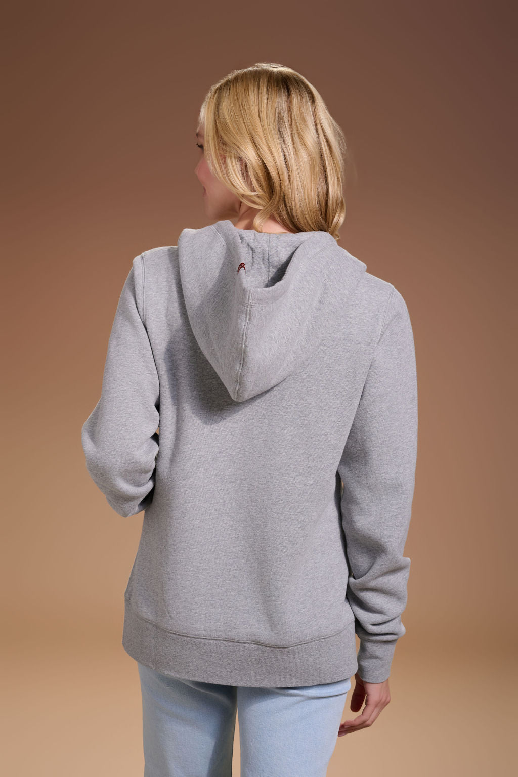 Flagship Full Zip Hoodie Womens #color_light grey