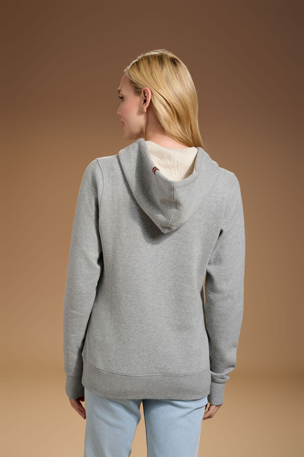 Flagship Henley Hoodie Womens #color_light grey