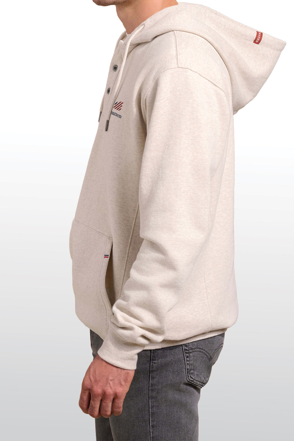 Men's Flagship Henley Hoodie - Branded – RiserUnited