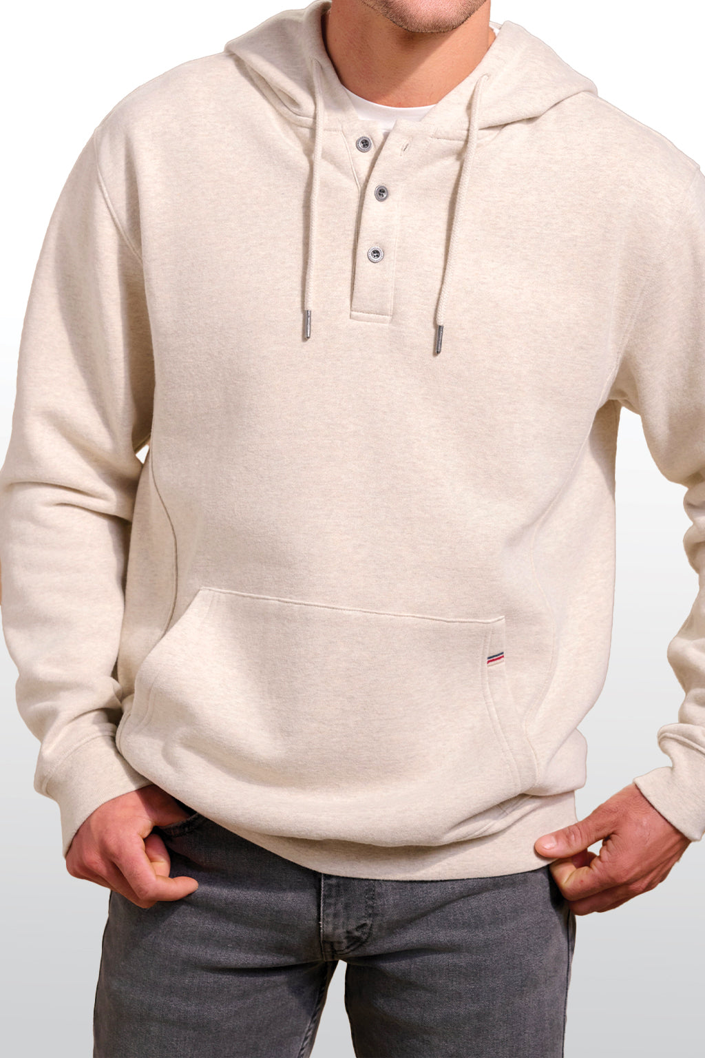 Men's Flagship Henley Hoodie – RiserUnited