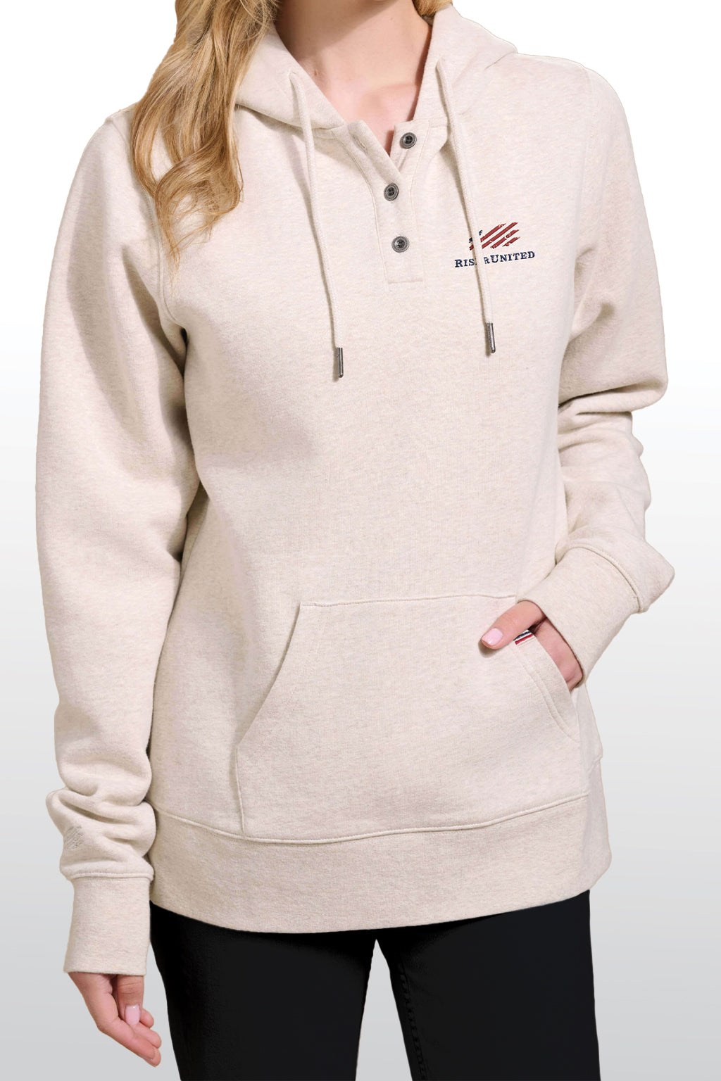 Women's Flagship Henley Hoodie - Branded