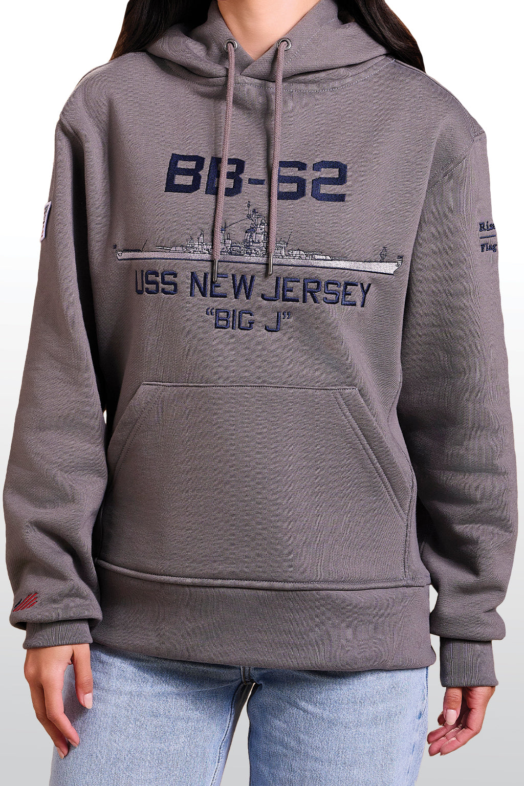 The Greatest American Hoodie™ - USS New Jersey Iowa Class